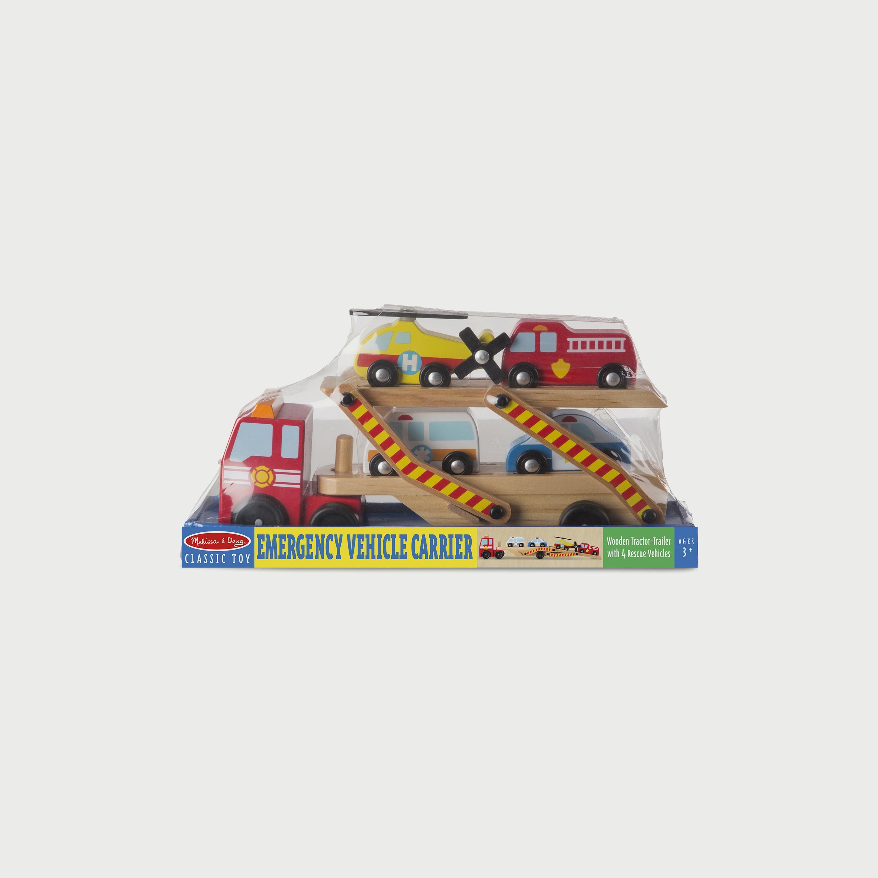 Melissa and Doug Emergency Vehicle Carrier-toys-playvehicles-cars-image-1