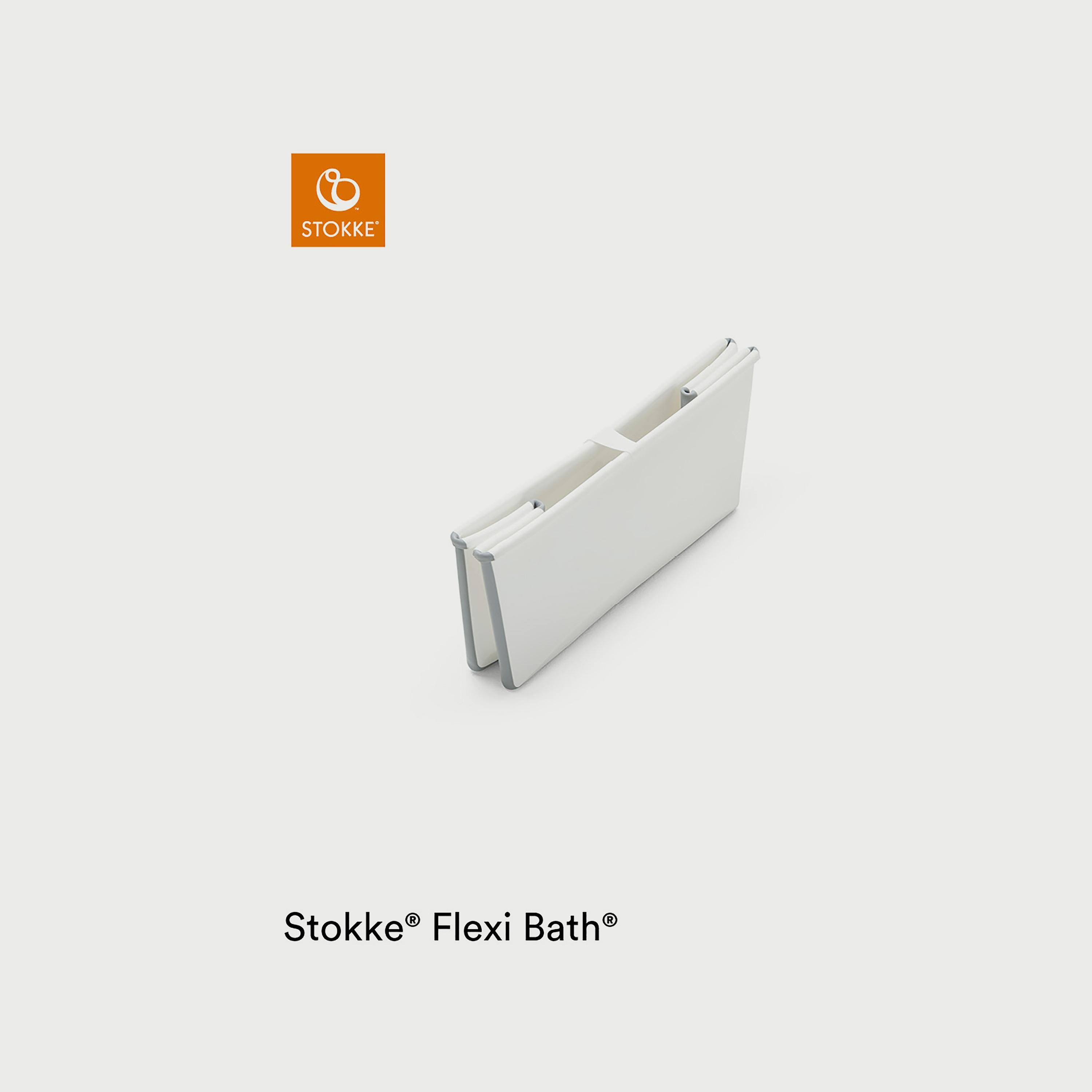 Stokke Flexi Bath + Newborn Support Bundle - White-baby-bathandcare-bathtubs-image-4