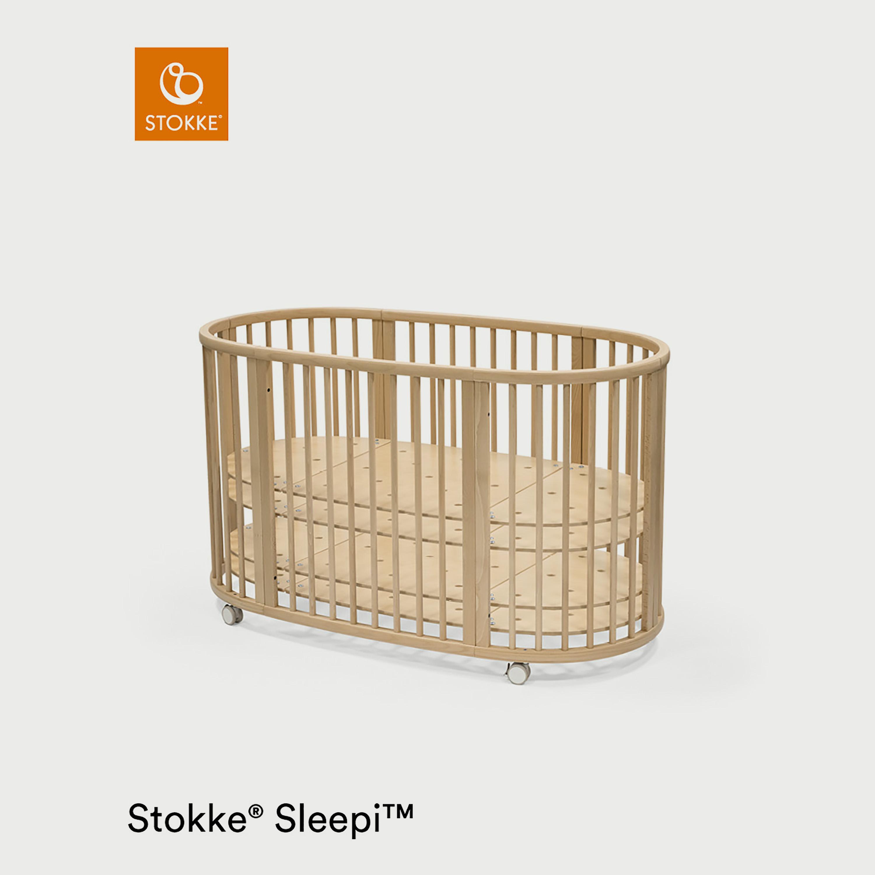 Stokke Sleepi Bed - Natural-baby-nursery-furniture-cribsandbeds-babycribs-image-1