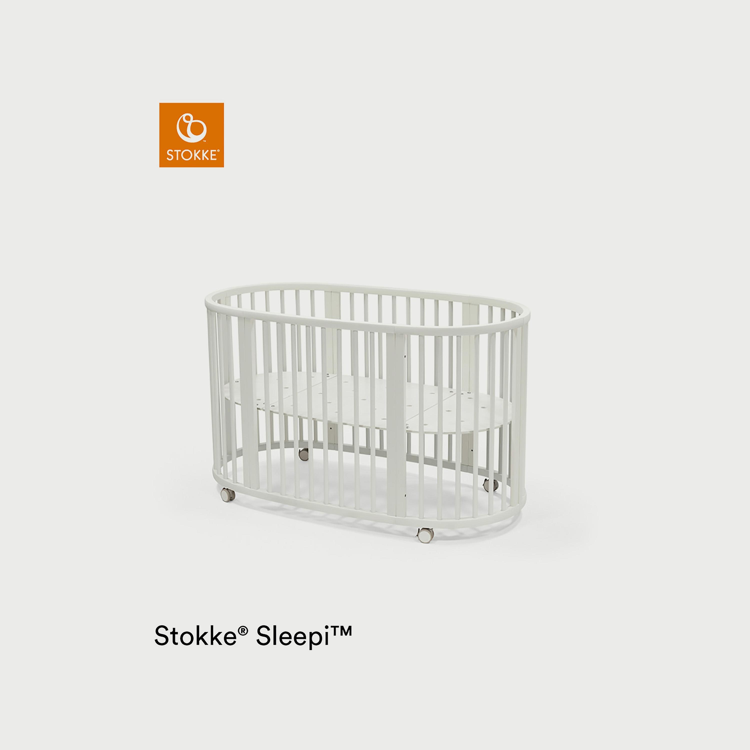 Stokke Sleepi Bed - White-baby-nursery-furniture-cribsandbeds-babycribs-image-1