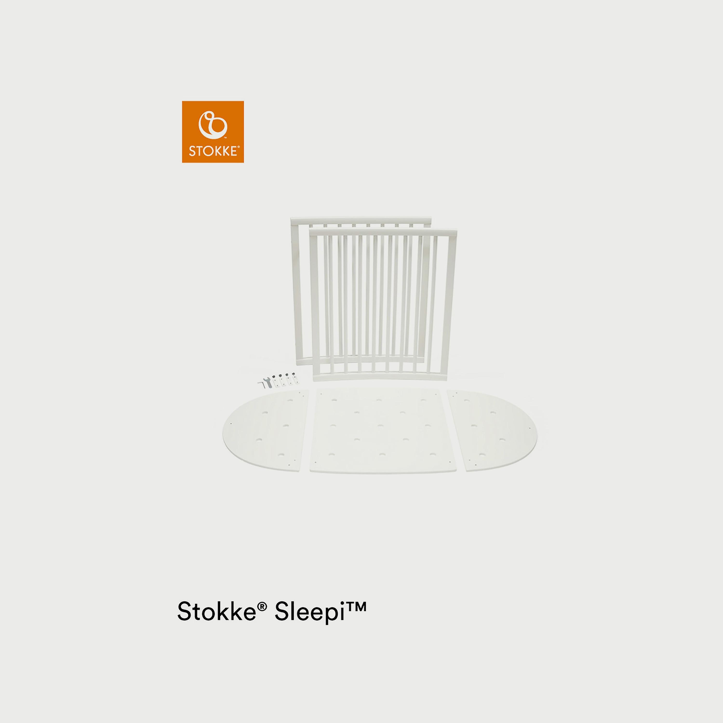 Stokke Sleepi Bed Extension - White-baby-nursery-furniture-cribsandbeds-cribaccessories-image-2