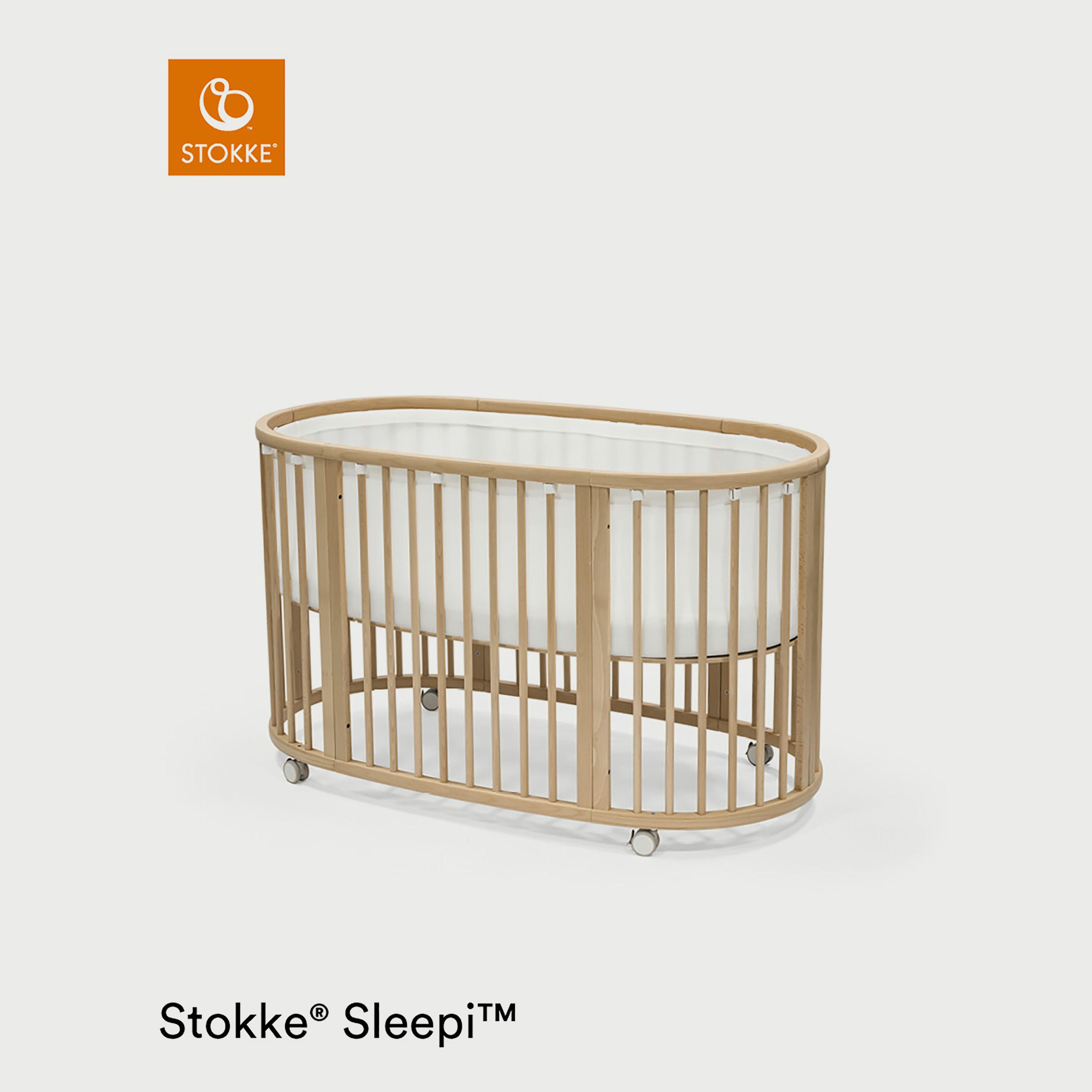 Stokke Sleepi Bed Mesh Liner - White-baby-nursery-furniture-cribsandbeds-cribaccessories-image-2