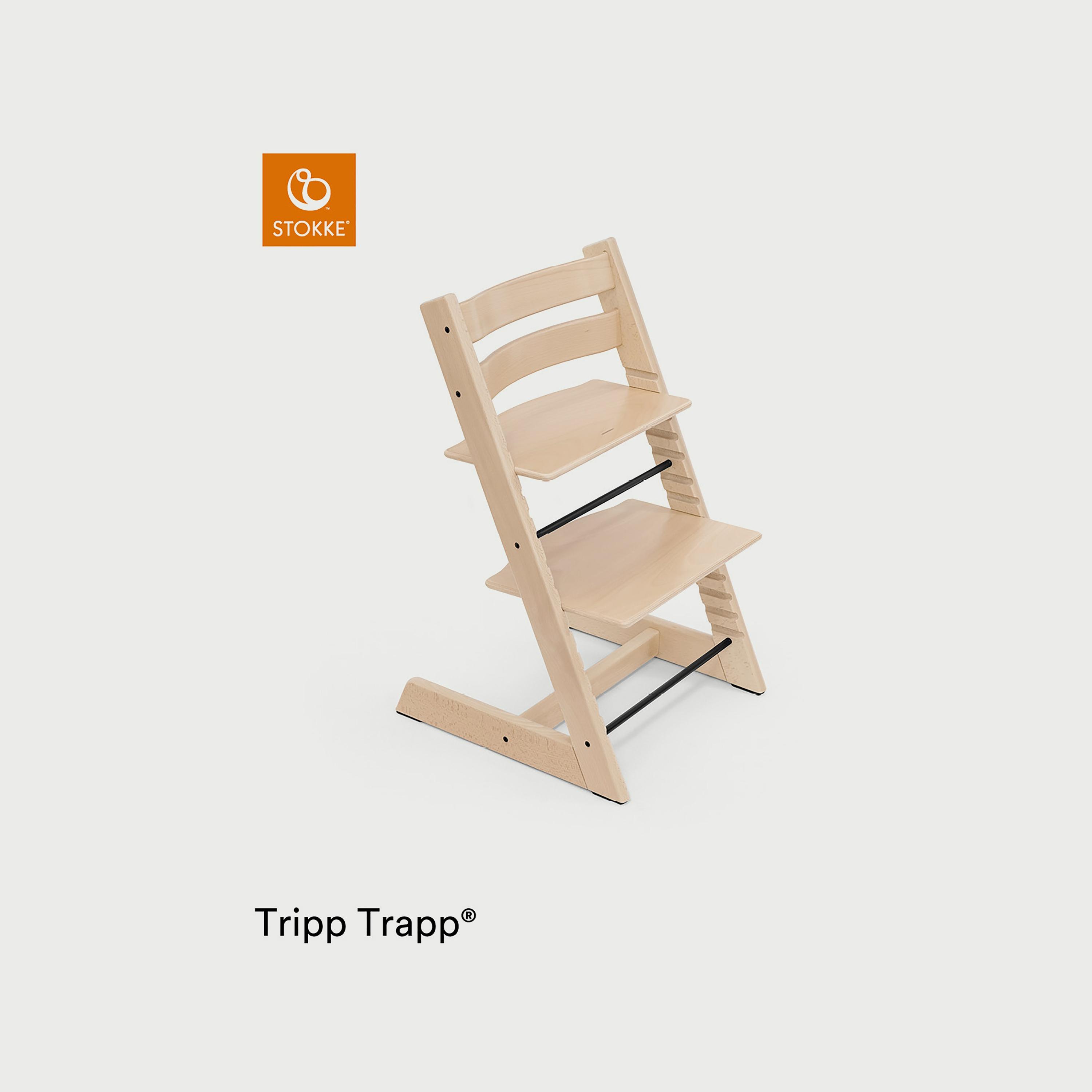 Stokke Tripp Trapp Chair - Natural-baby-feeding-highchairsandboosters-image-1