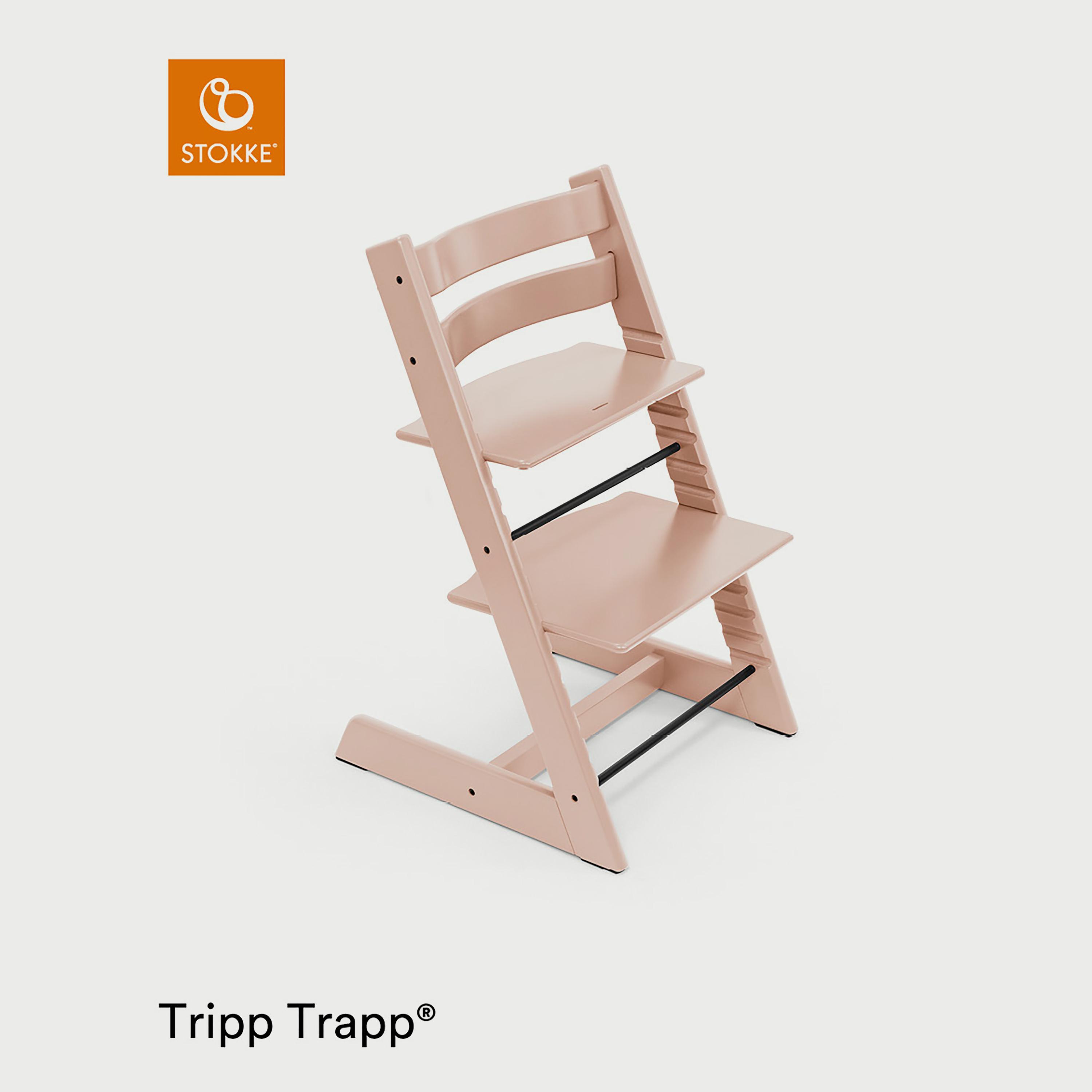 Stokke Tripp Trapp Chair - Serene Pink-baby-feeding-highchairsandboosters-image-1