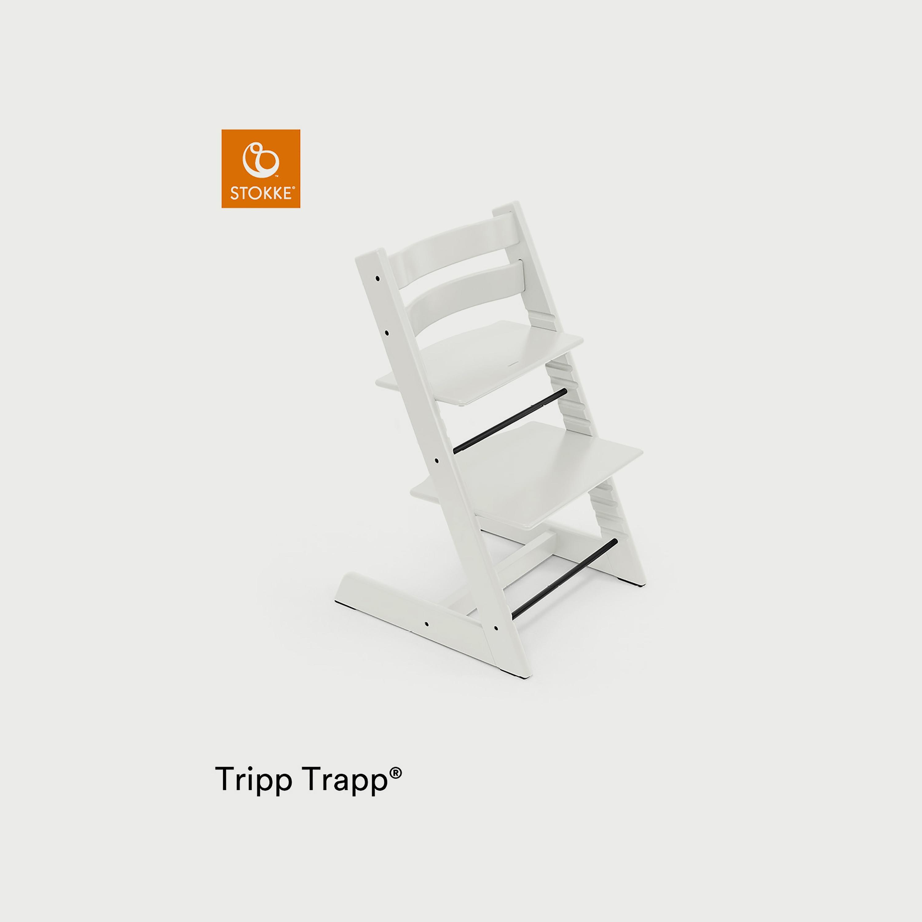 Stokke Tripp Trapp Chair - White-baby-feeding-highchairsandboosters-image-2