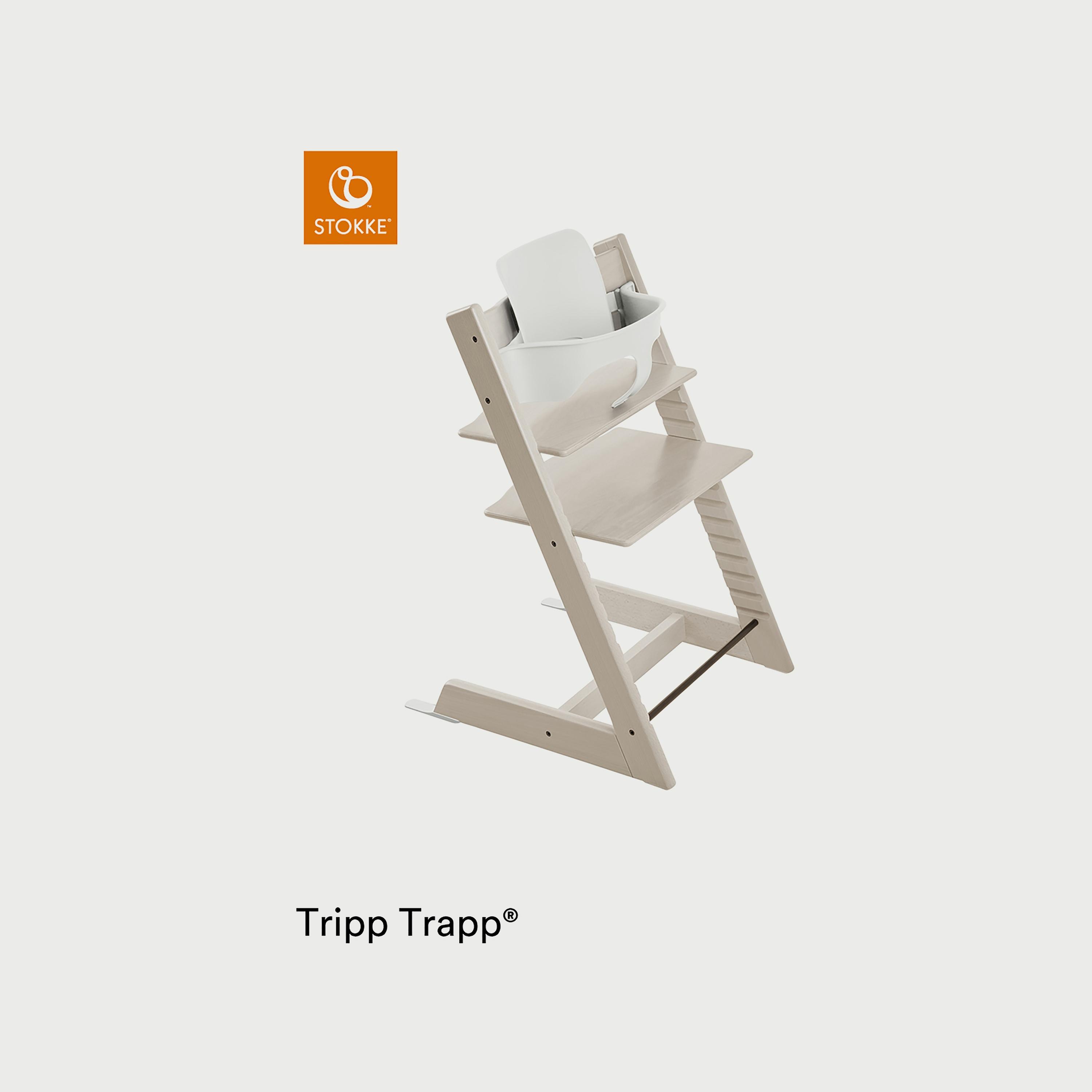 Buy Stokke Tripp Trapp Chair Whitewash Online Babyshop UAE