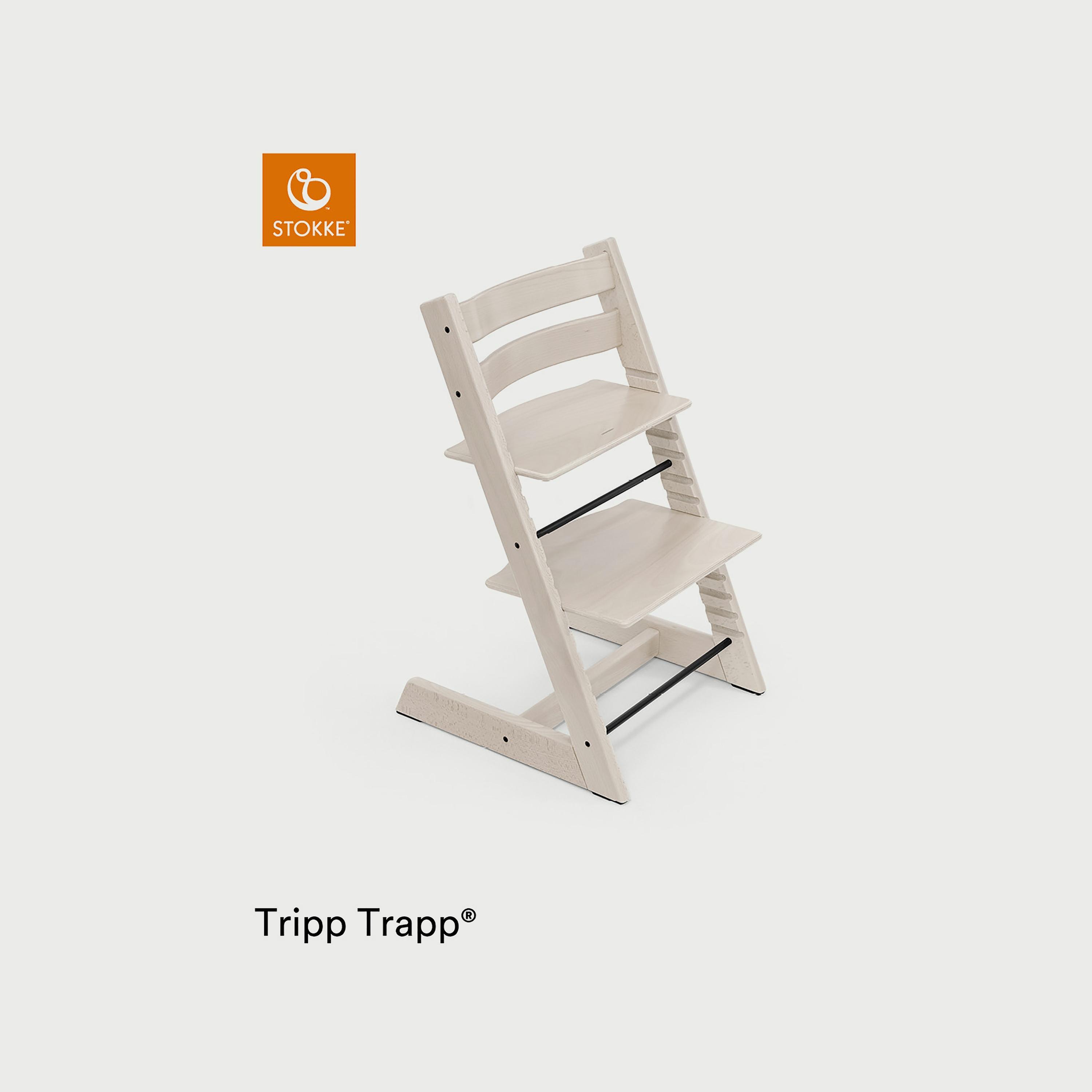 Stokke Tripp Trapp Chair - Whitewash-baby-feeding-highchairsandboosters-image-2