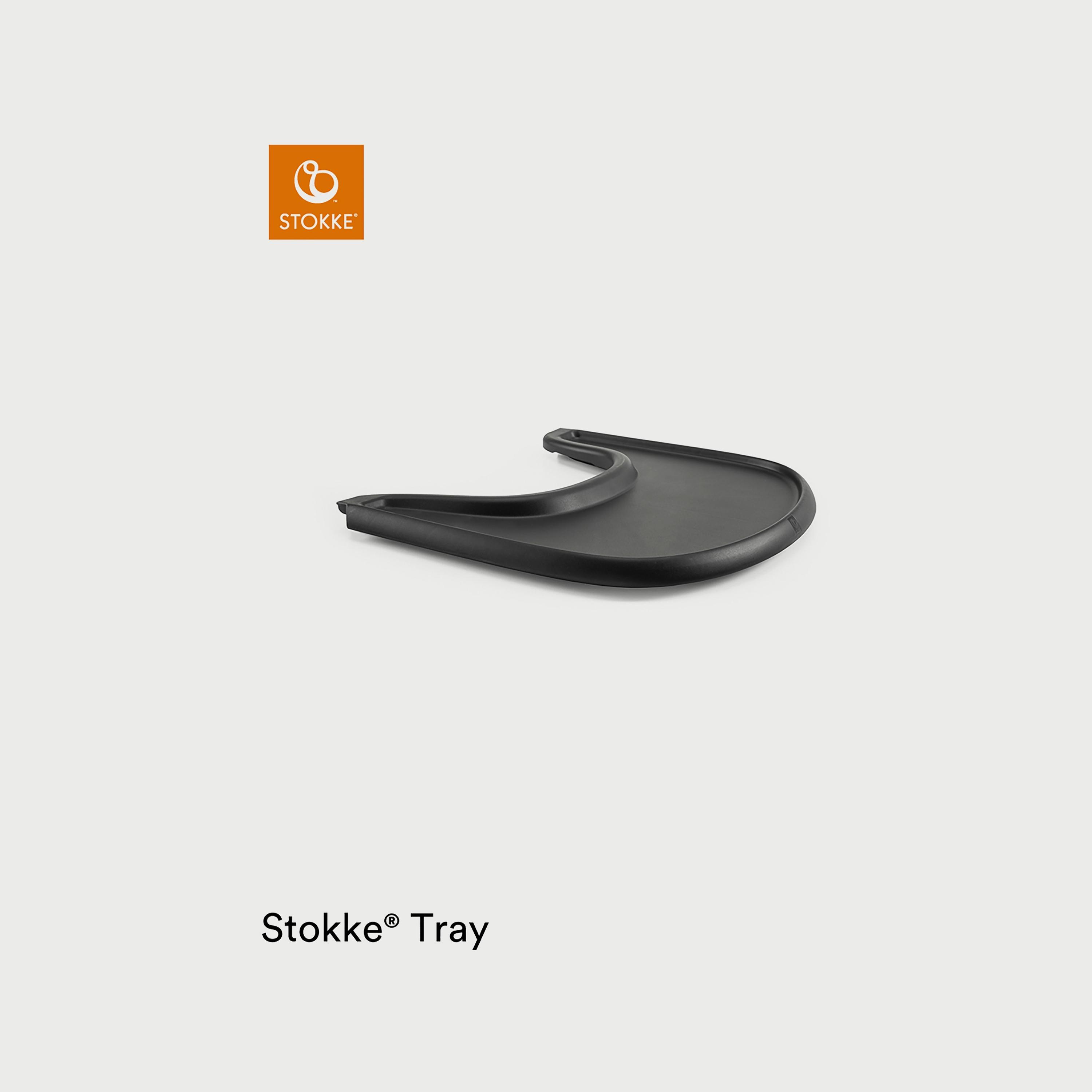 Stokke Tripp Trapp Tray - Black-baby-feeding-highchairsandboosters-image-1