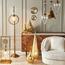 Handmade Lotus Shaped 2-Light Pyrex Glass and Brass Chandelier-InfluencerCodes_Ramadan26_All_20012026-image-8