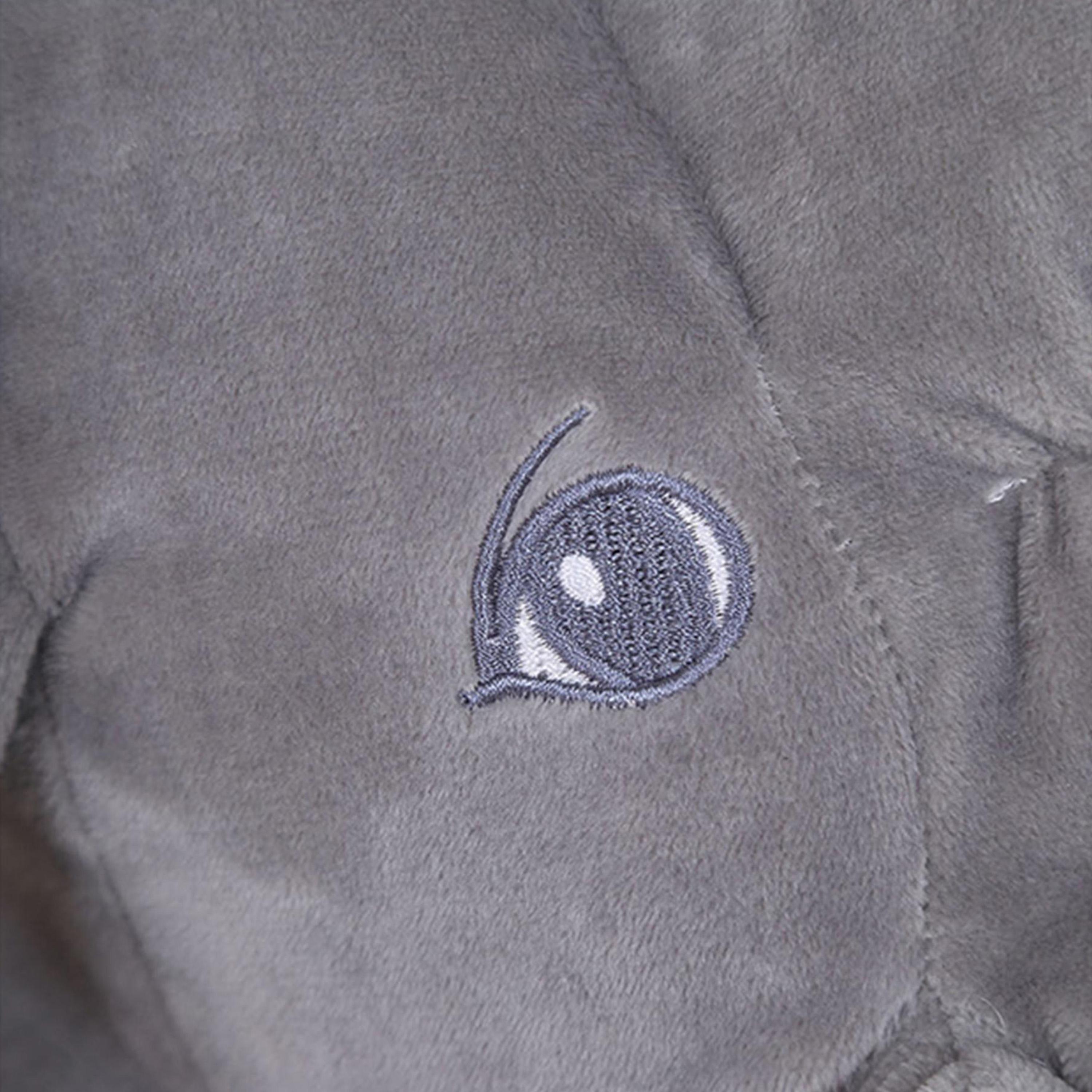 Eazy Kids Plush Pillow Medium Size - Grey-baby-nursery-babybedding-image-2