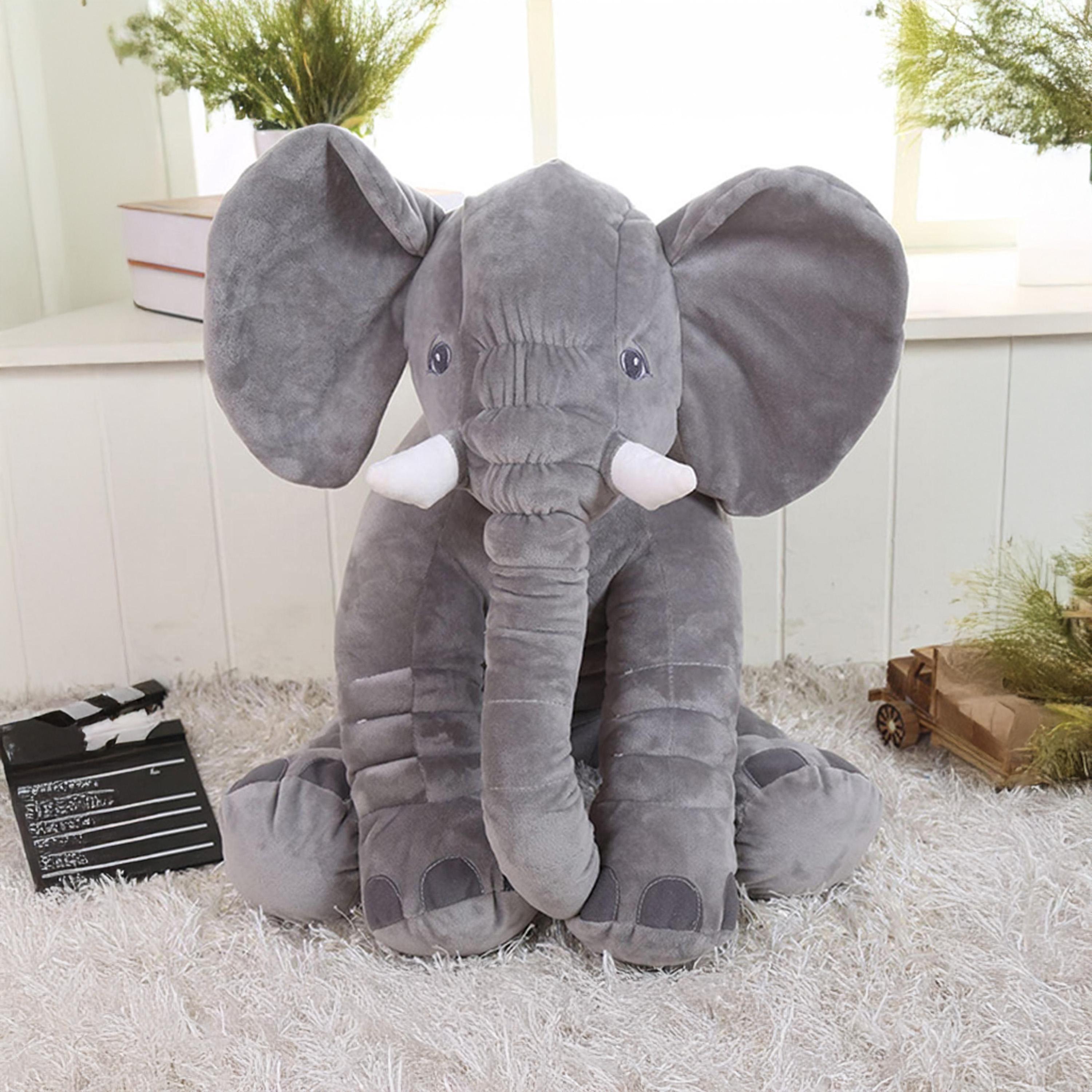 Eazy Kids Plush Pillow Medium Size - Grey-baby-nursery-babybedding-image-4