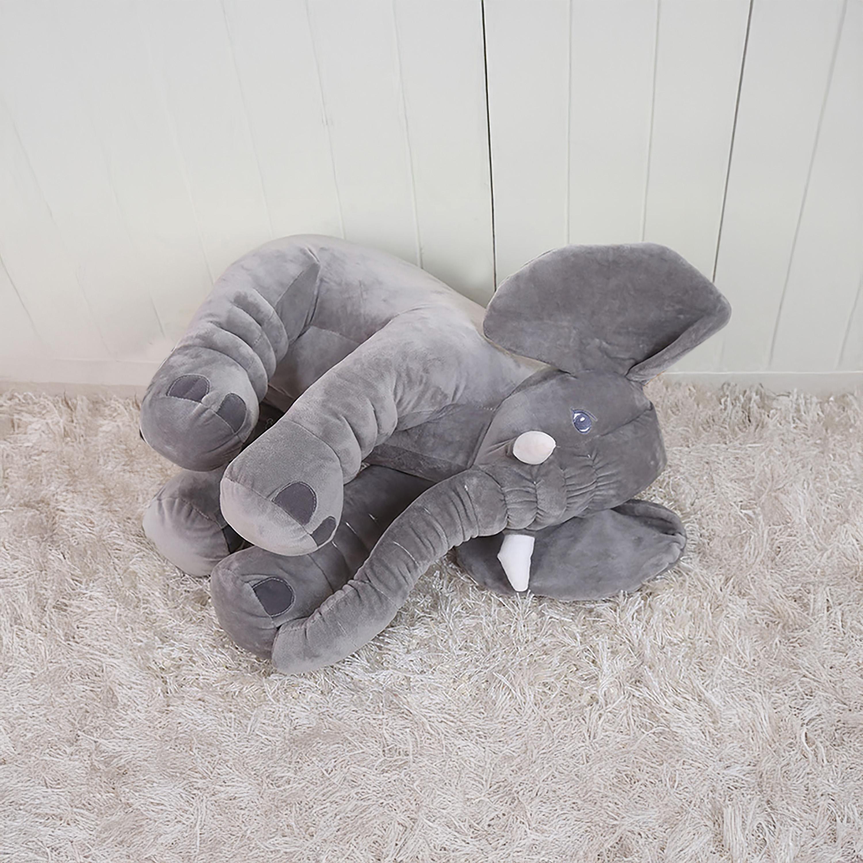 Eazy Kids Plush Pillow Medium Size - Grey-baby-nursery-babybedding-image-5