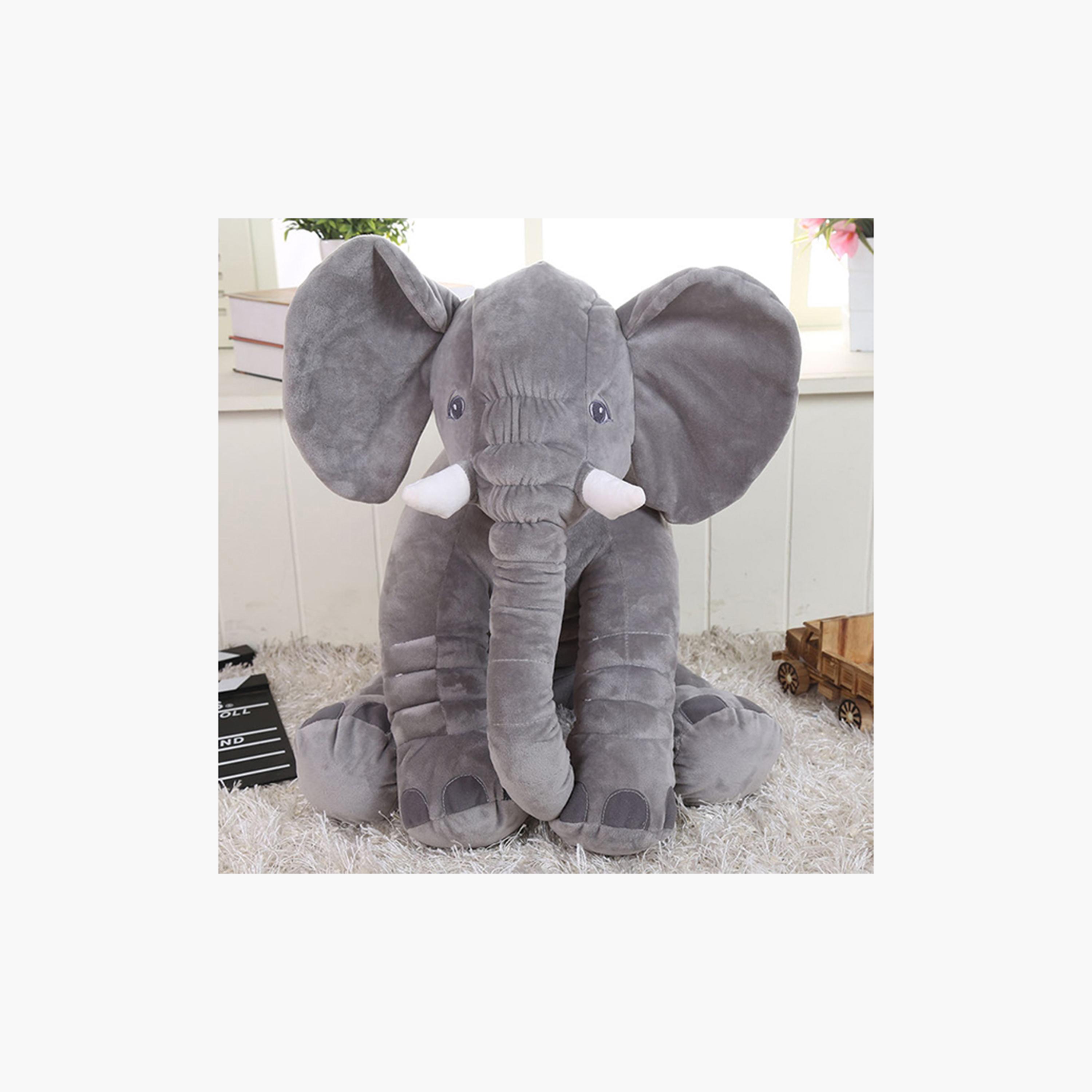 Eazy Kids Plush Pillow Big Size - Grey-baby-nursery-babybedding-image-4