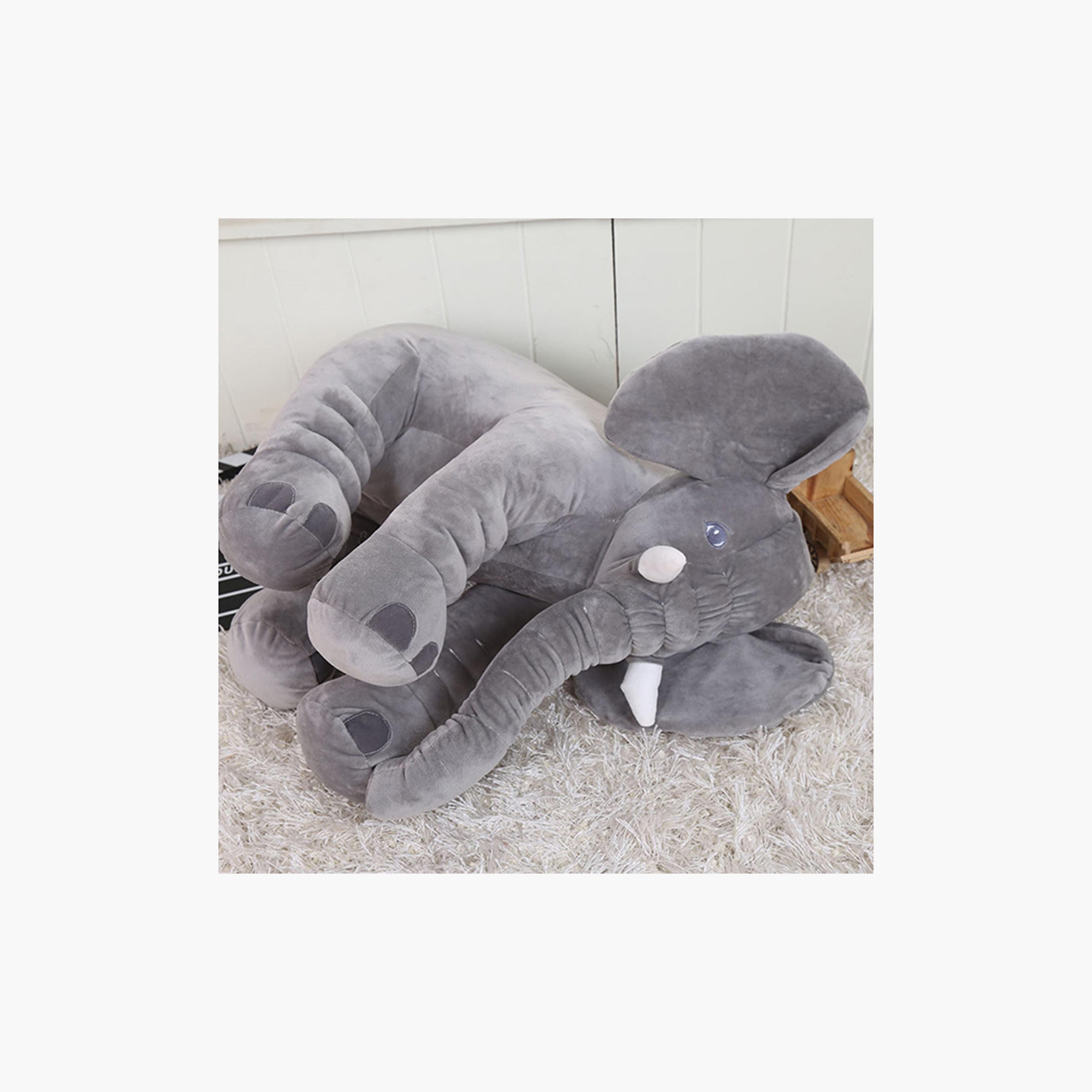 Eazy Kids Plush Pillow Big Size - Grey-baby-nursery-babybedding-image-5