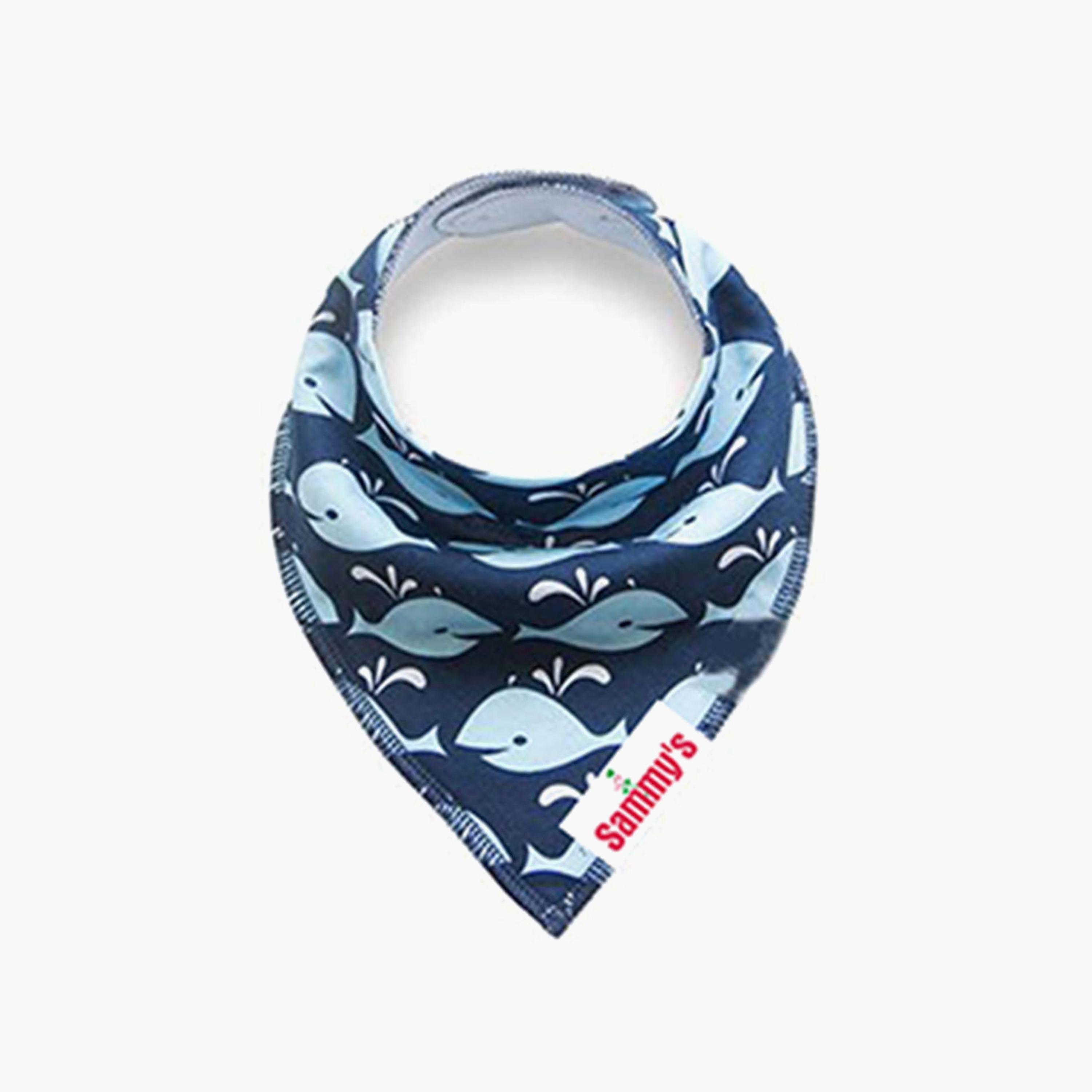 Eazy Kids Bandana Bibs Set Of 4 - Organic Cotton - Anchor Ships-baby-feeding-bibs-image-5