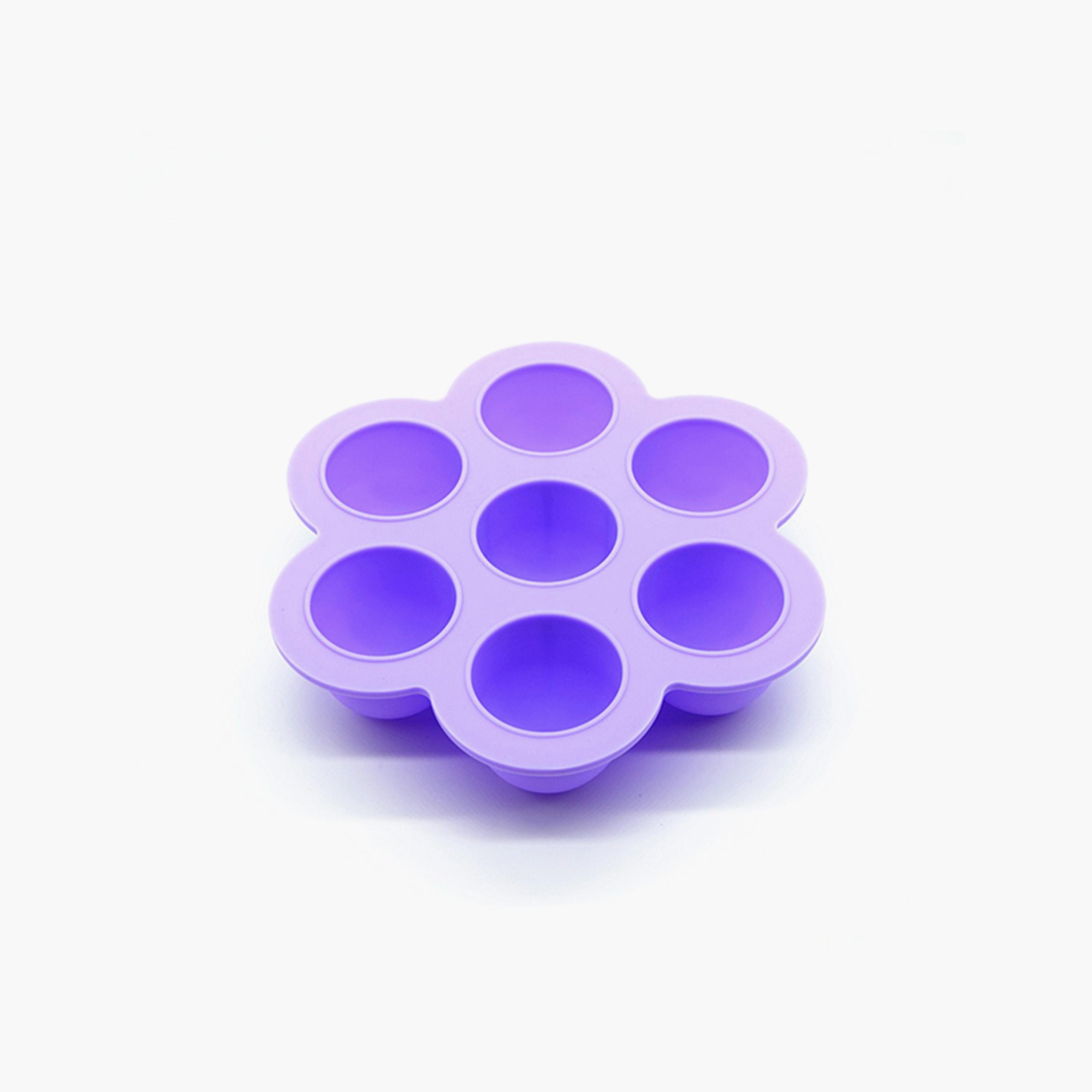 Eazy Kids 7 Food Freezer Tray - Purple-baby-feeding-accessories-image-1