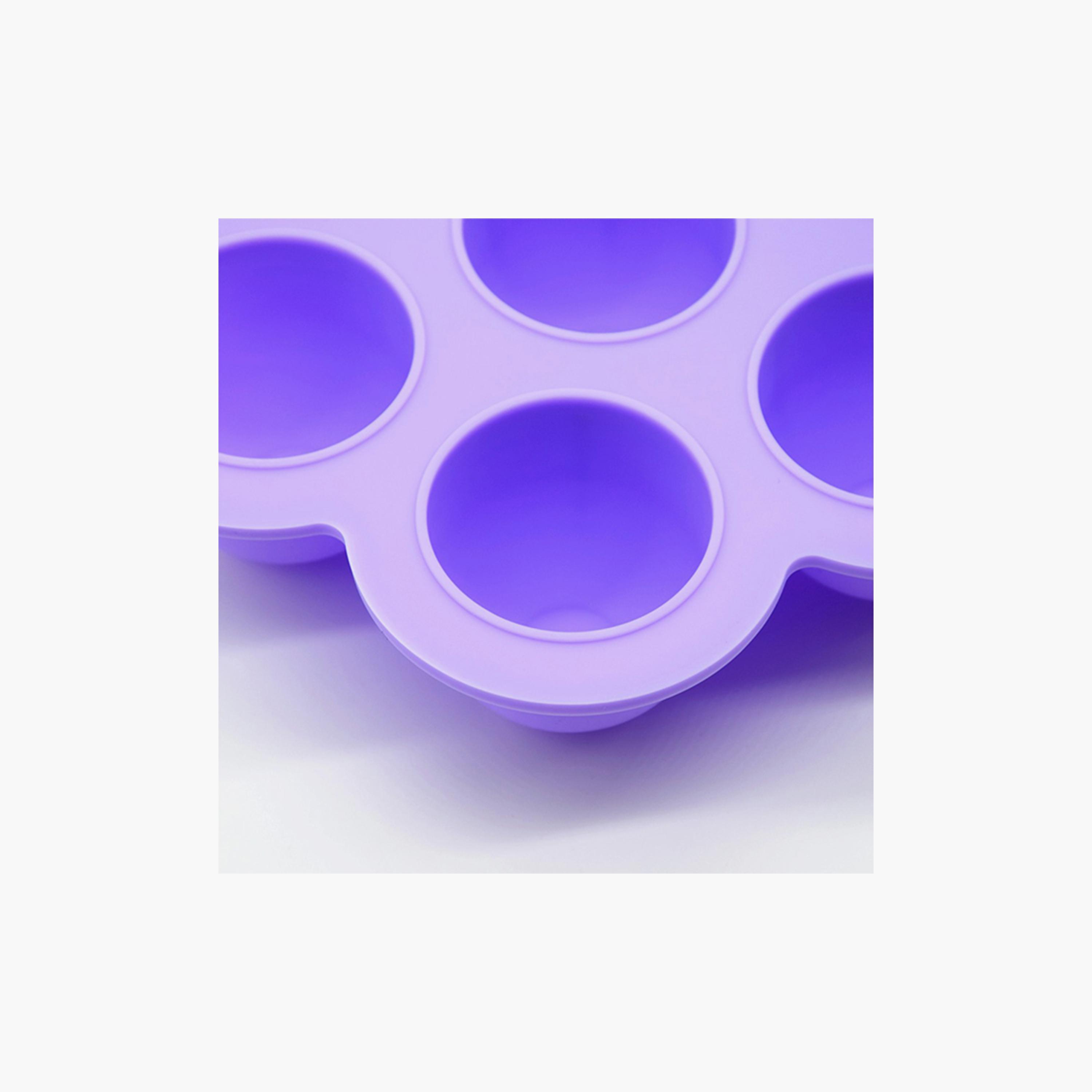 Eazy Kids 7 Food Freezer Tray - Purple-baby-feeding-accessories-image-4
