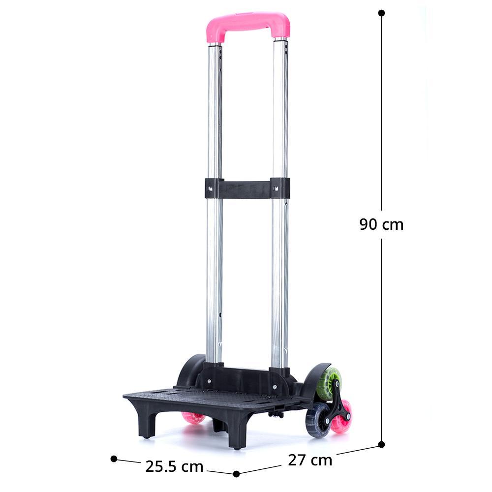 Eazy Kids Universal School Bag Trolley - Pink-girls-accessories-bags-image-8