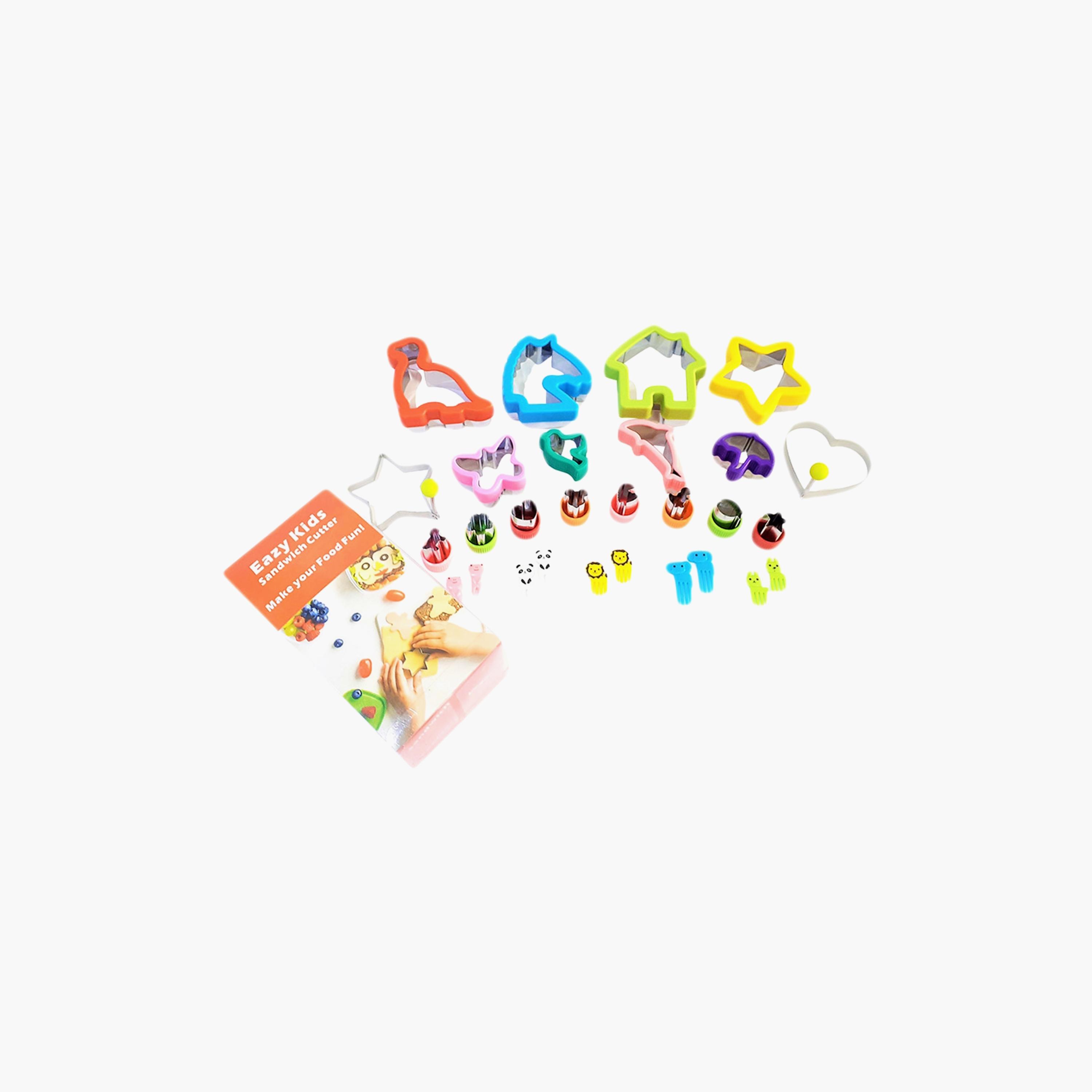 Eazy Kids Stainless Steel Sandwich Cutter Combo-baby-feeding-mealtimeessentials-image-2