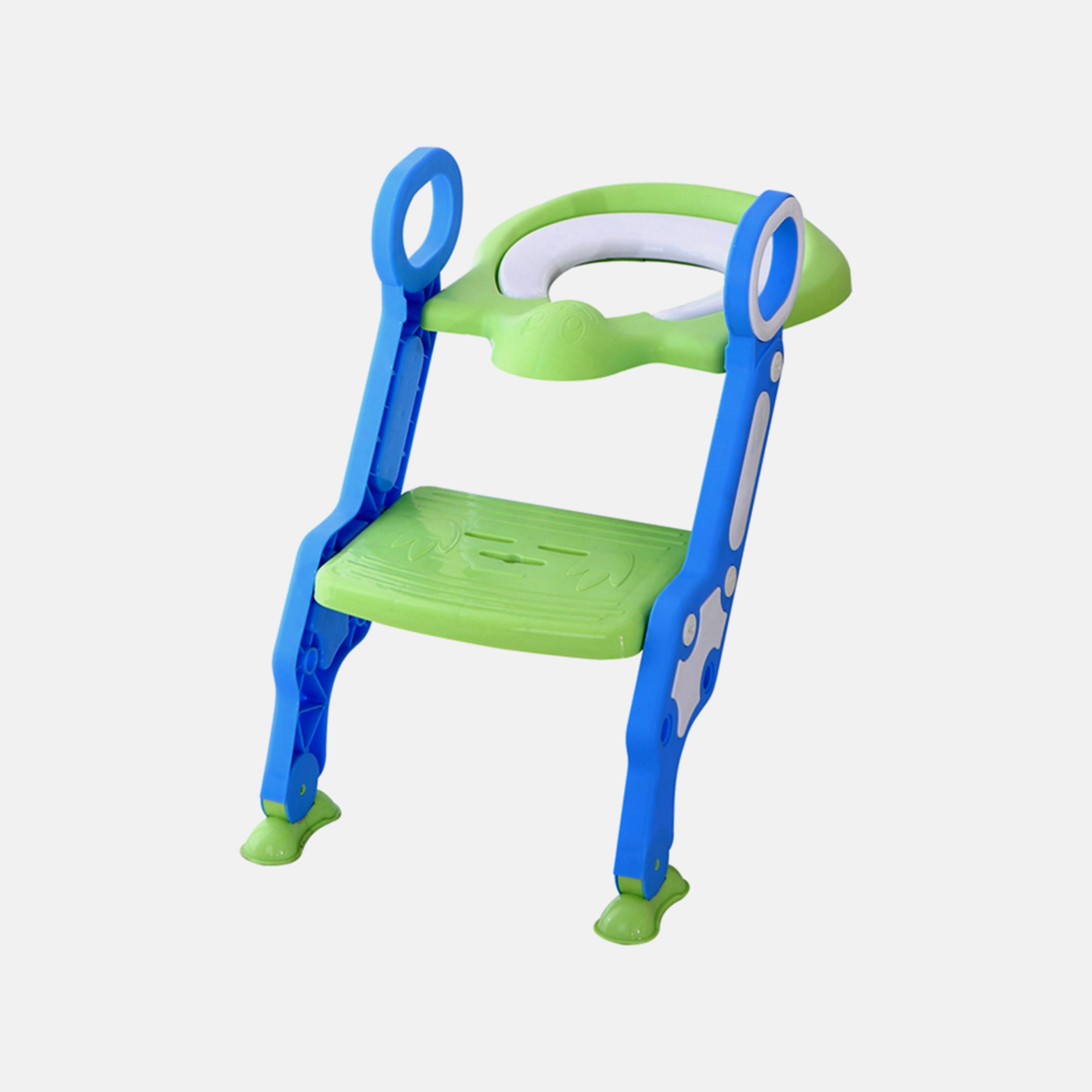 Eazy Kids Step Stool Foldable Potty Trainer Seat- Green-baby-diapering-pottytraining-image-1
