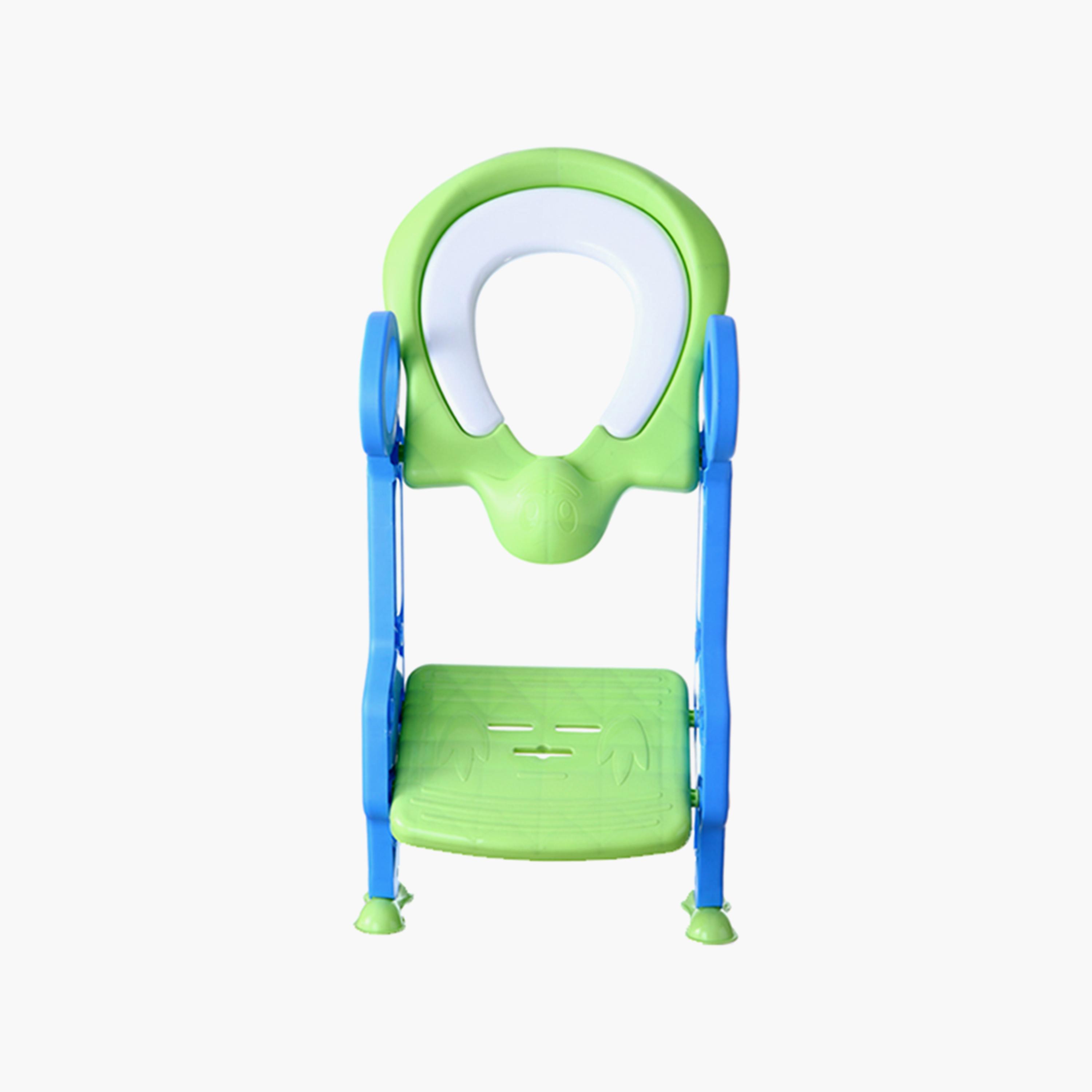 Eazy Kids Step Stool Foldable Potty Trainer Seat- Green-baby-diapering-pottytraining-image-3