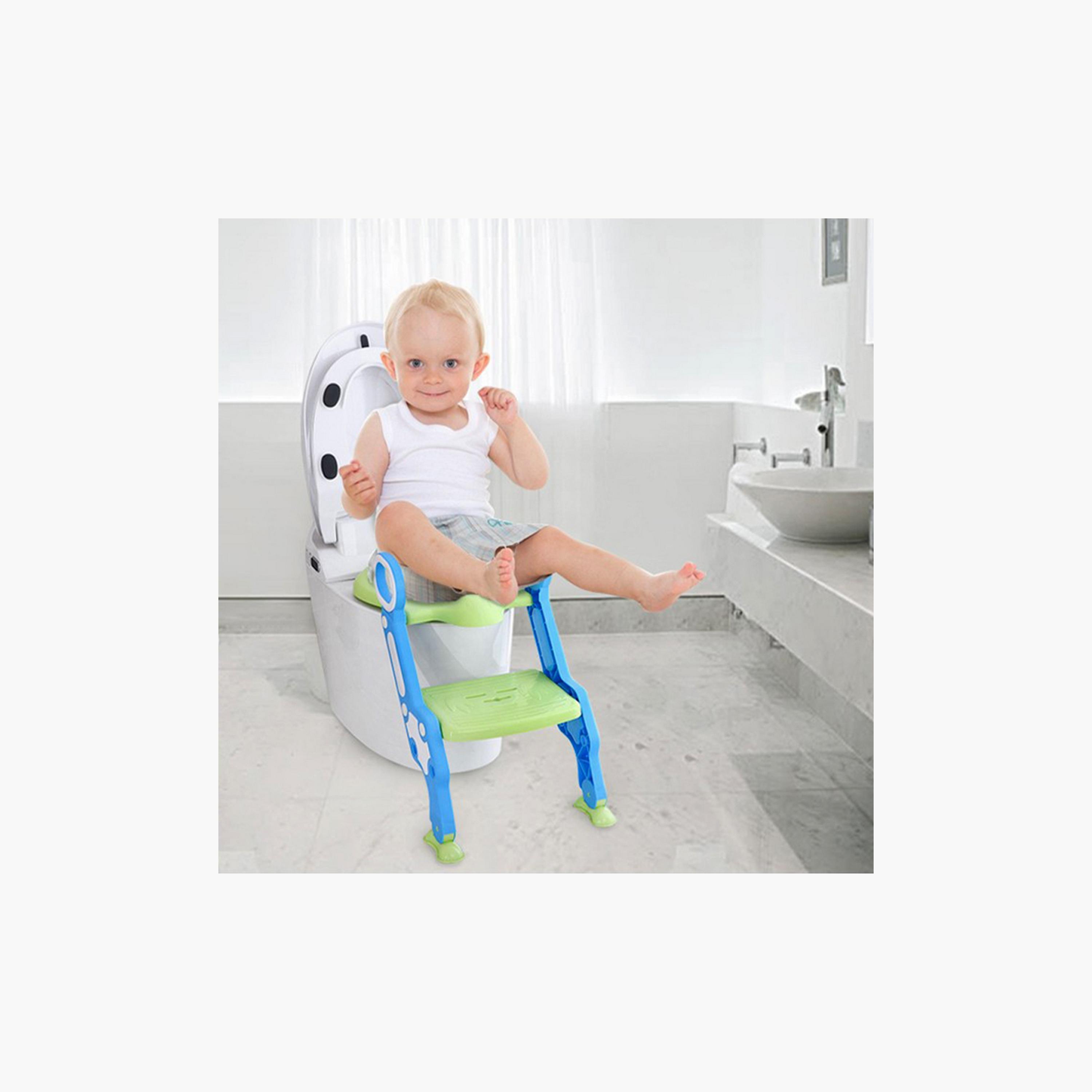 Eazy Kids Step Stool Foldable Potty Trainer Seat- Green-baby-diapering-pottytraining-image-4