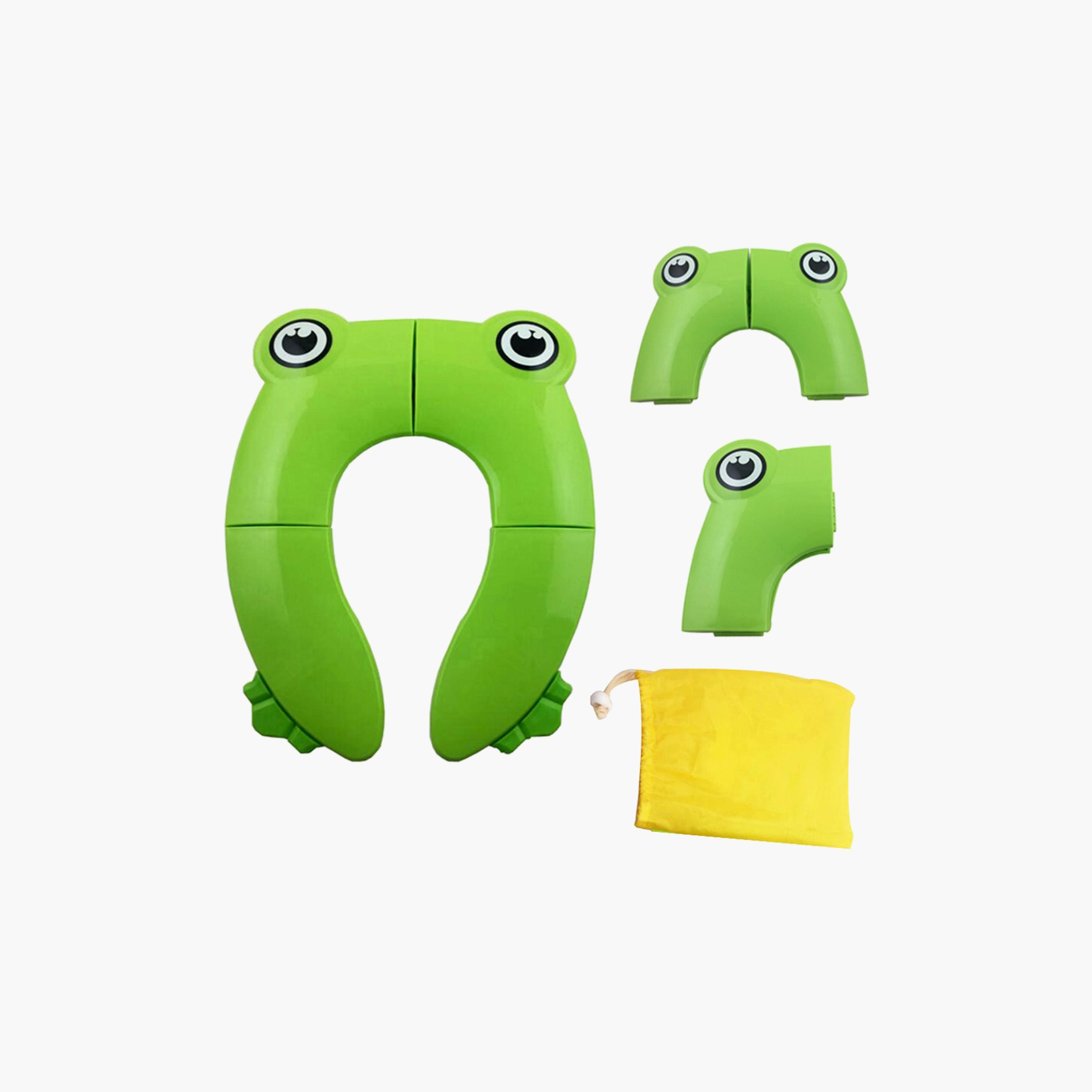 Eazy Kids Foldable Travel Potty With Carry Bag - Green-baby-diapering-pottytraining-image-1