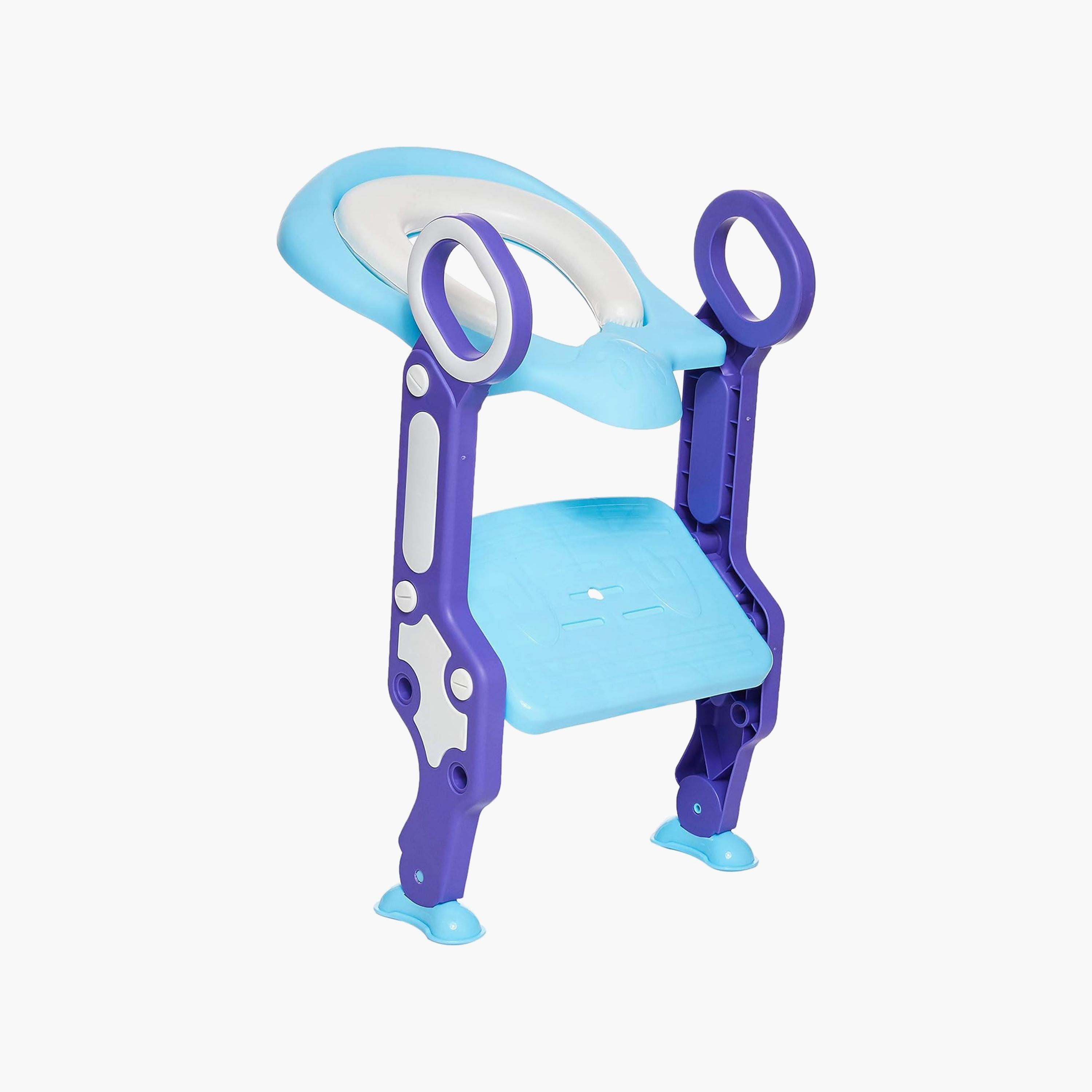 Eazy Kids Step Stool Foldable Potty Trainer Seat- Blue-baby-diapering-pottytraining-image-3