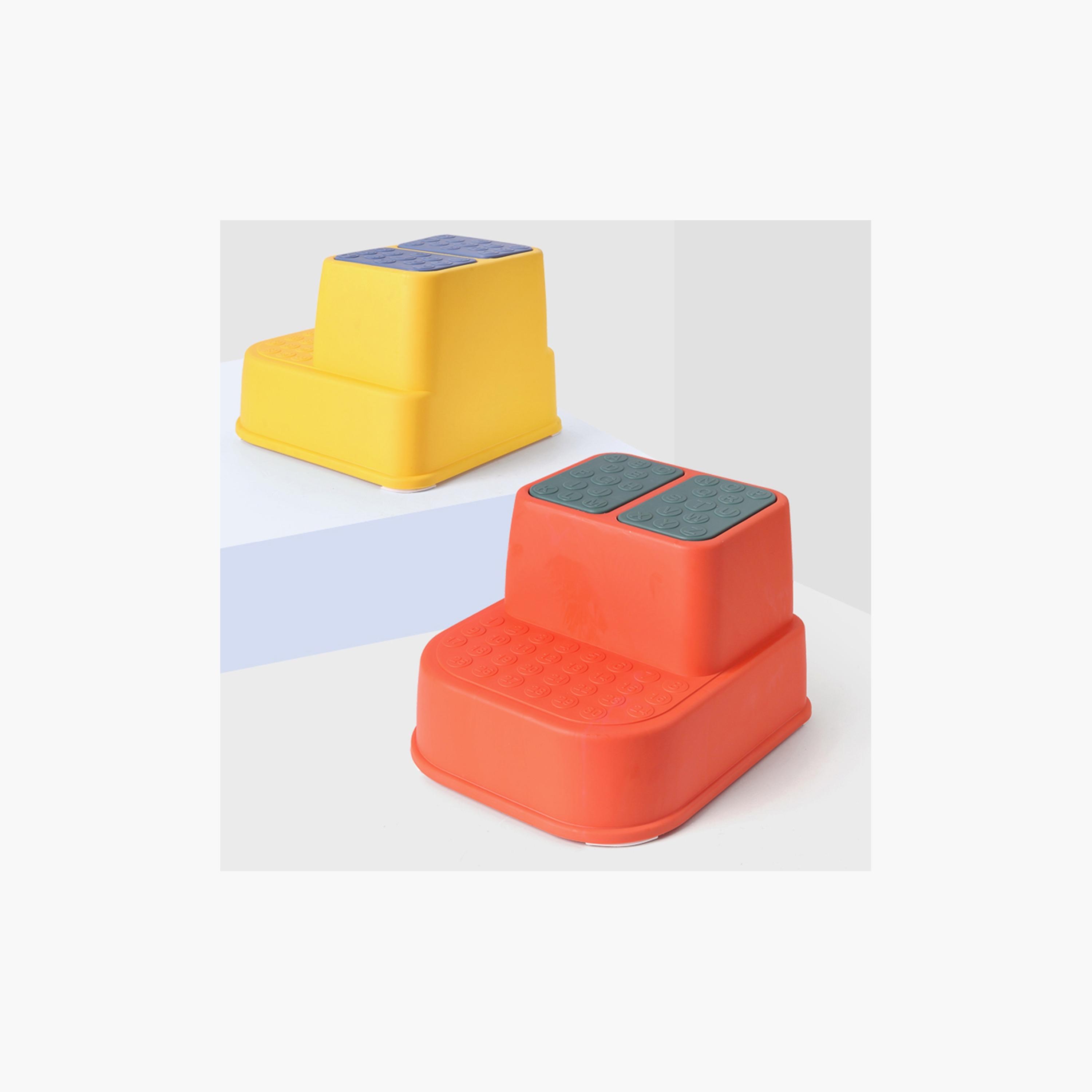 Eazy Kids - Step Stool - Orange-baby-diapering-pottytraining-image-2