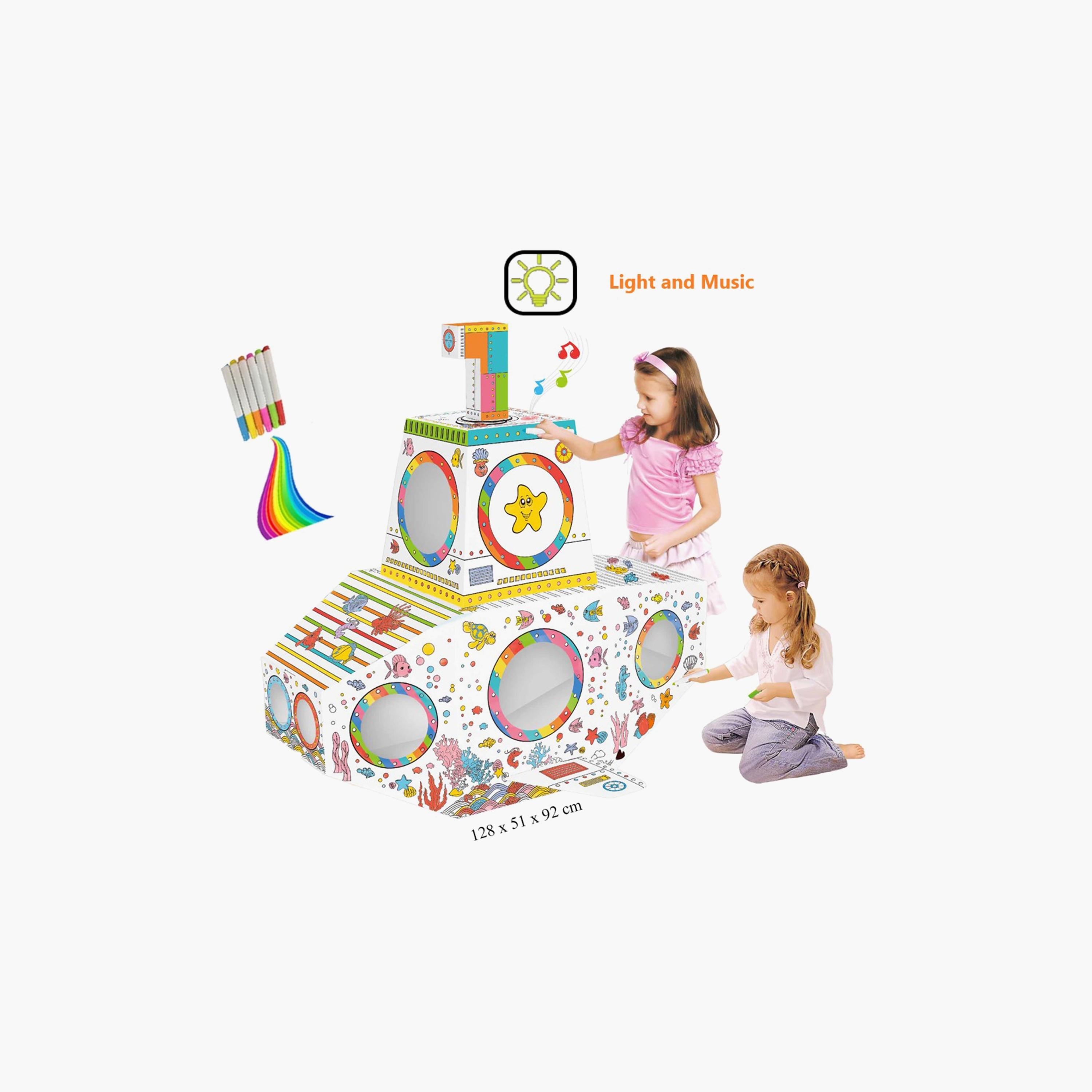 غواصة (افعلها بنفسك تلوين الرسومات) من إيزي كيدز-school-artsandcrafts-image-1