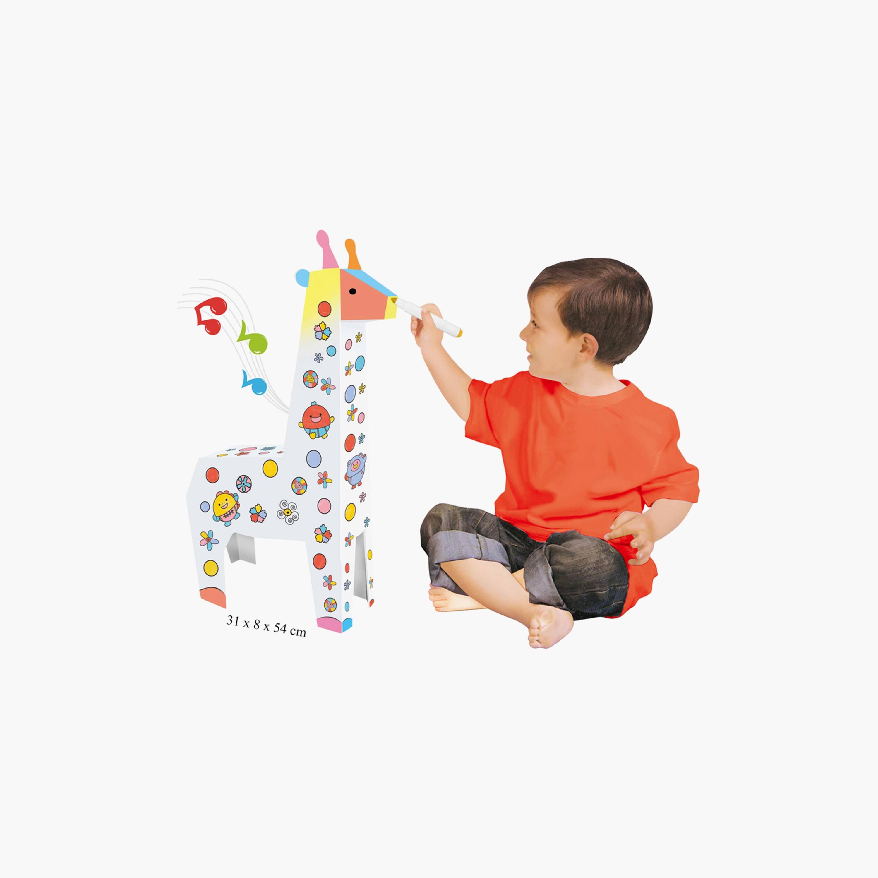 زرافة (افعلها بنفسك تلوين الرسومات) من إيزي كيدز-school-artsandcrafts-image-2