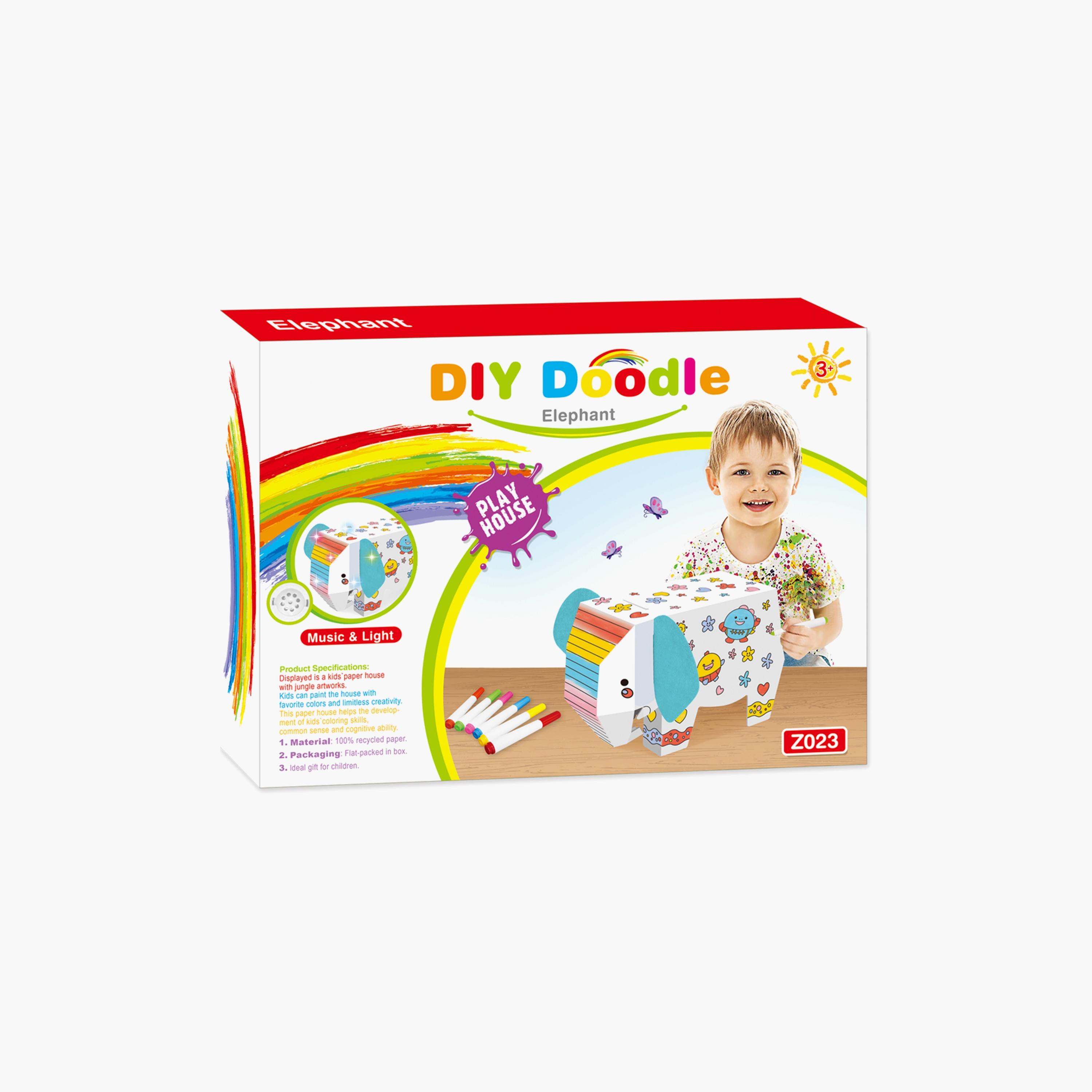 Eazy Kids Diy Doodle Coloring Elephant-school-artsandcrafts-image-3