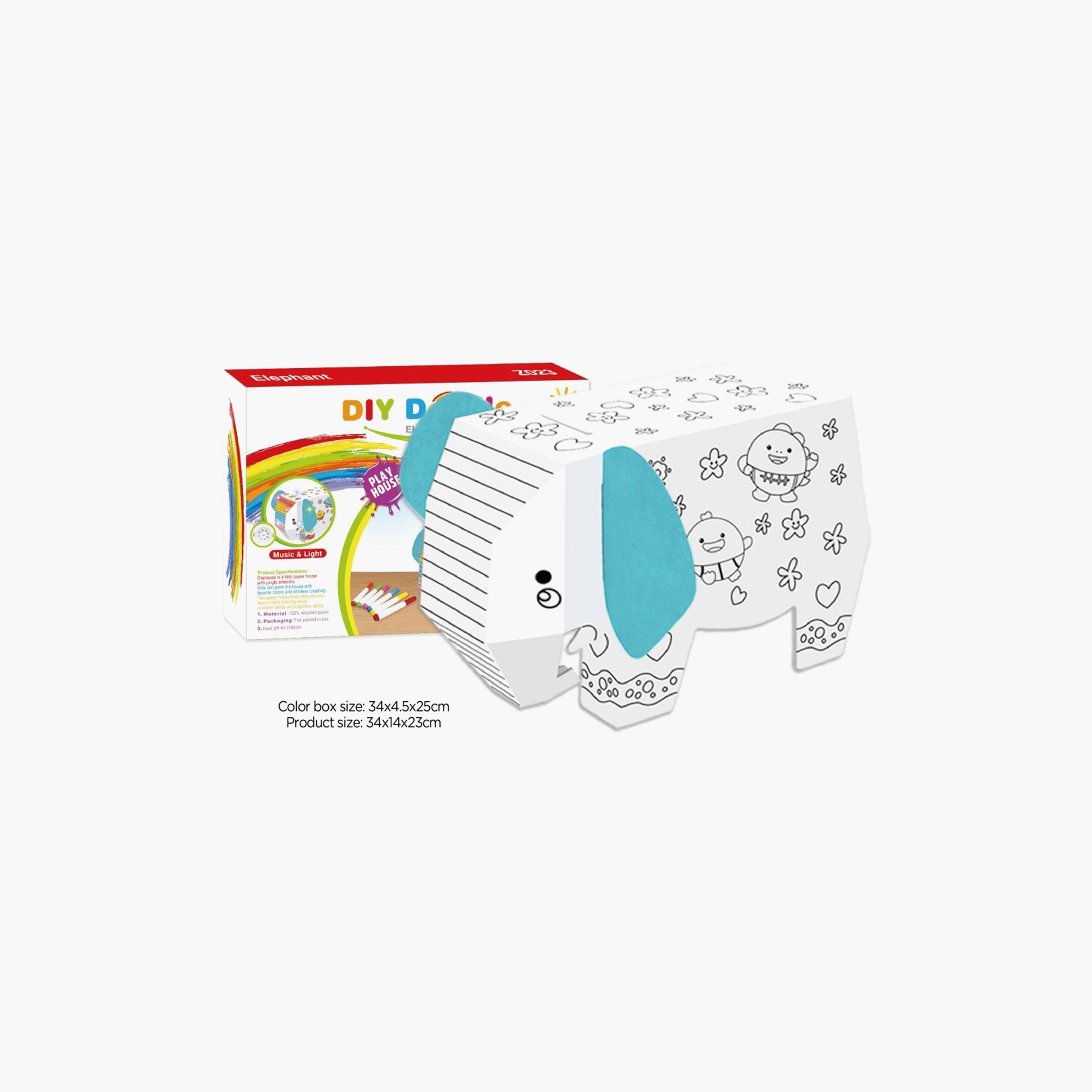 Eazy Kids Diy Doodle Coloring Elephant-school-artsandcrafts-image-5