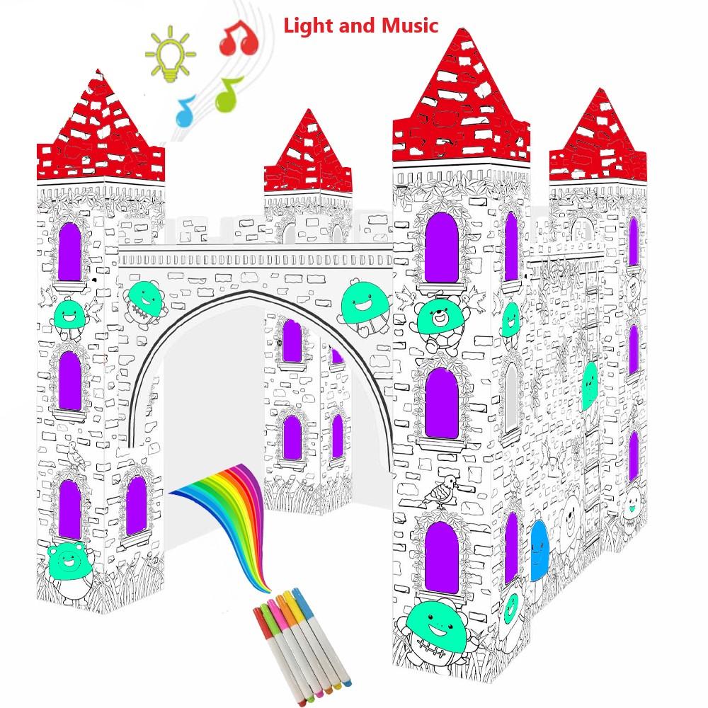 قلعة الرسم القابلة للمسح (افعلها بنفسك تلوين الرسومات) من إيزي كيدز-school-artsandcrafts-image-1