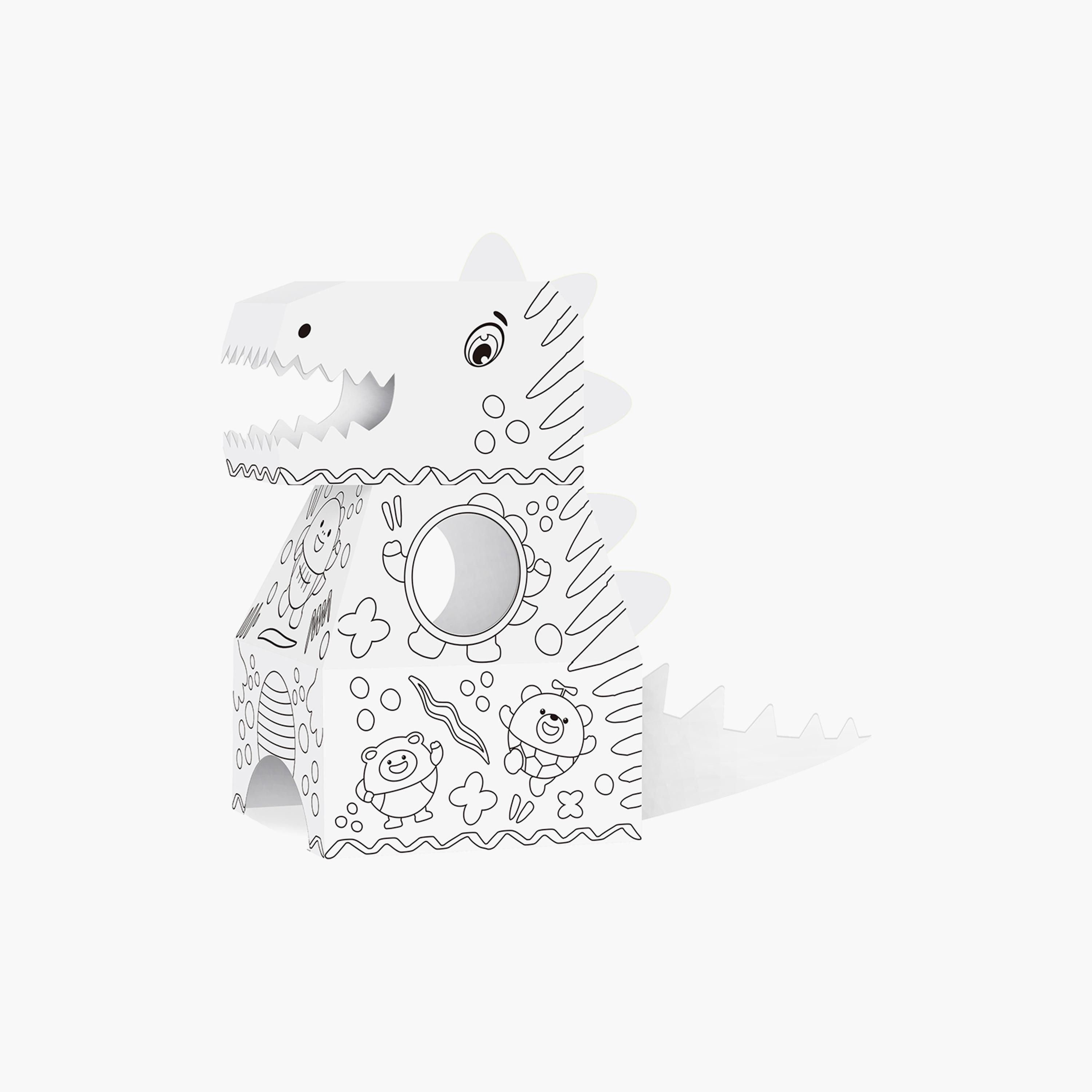 Eazy Kids - Diy Doodle Coloring Wearable Dinosaur-school-artsandcrafts-image-4