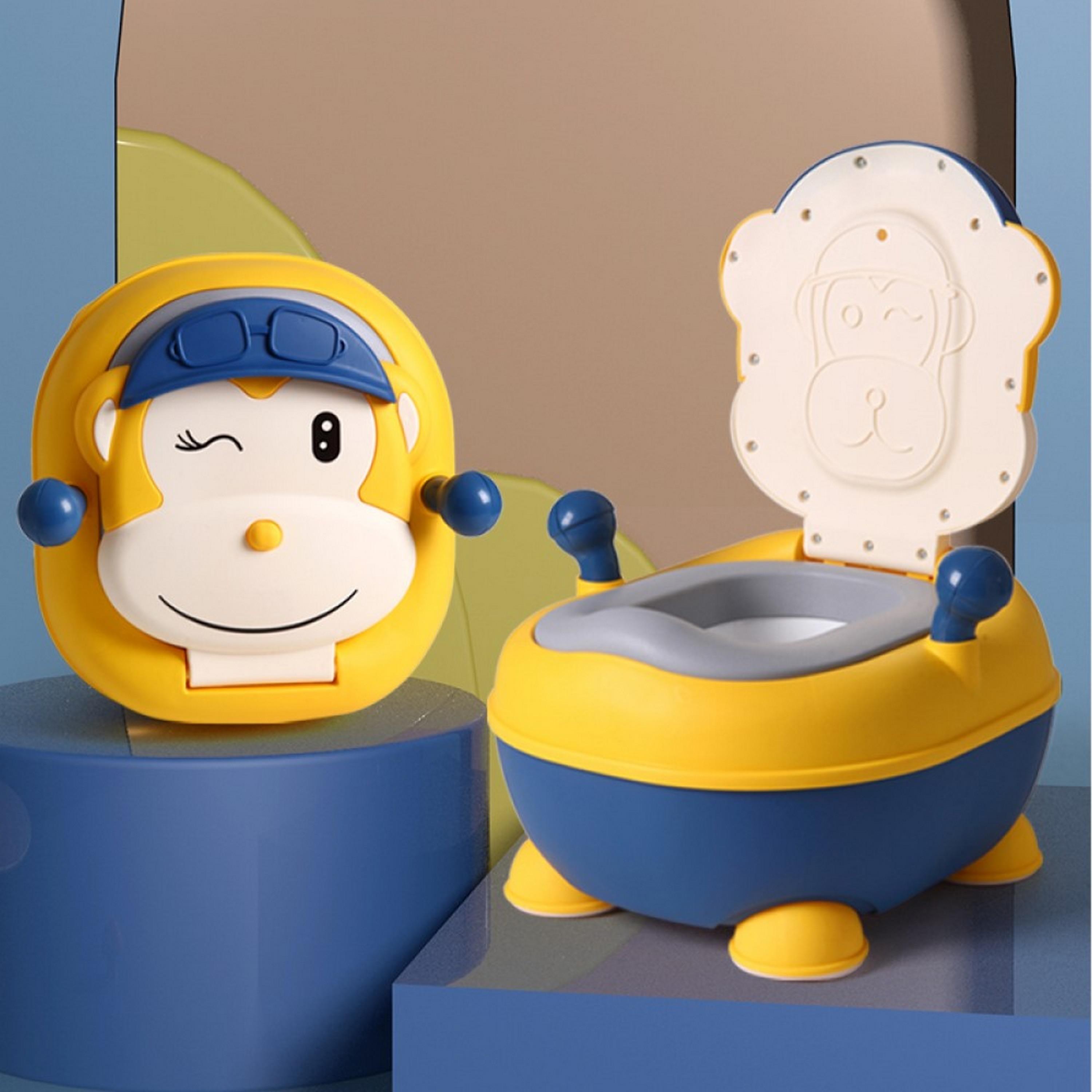 Eazy Kids Monkey Potty - Yellow-baby-diapering-pottytraining-image-3