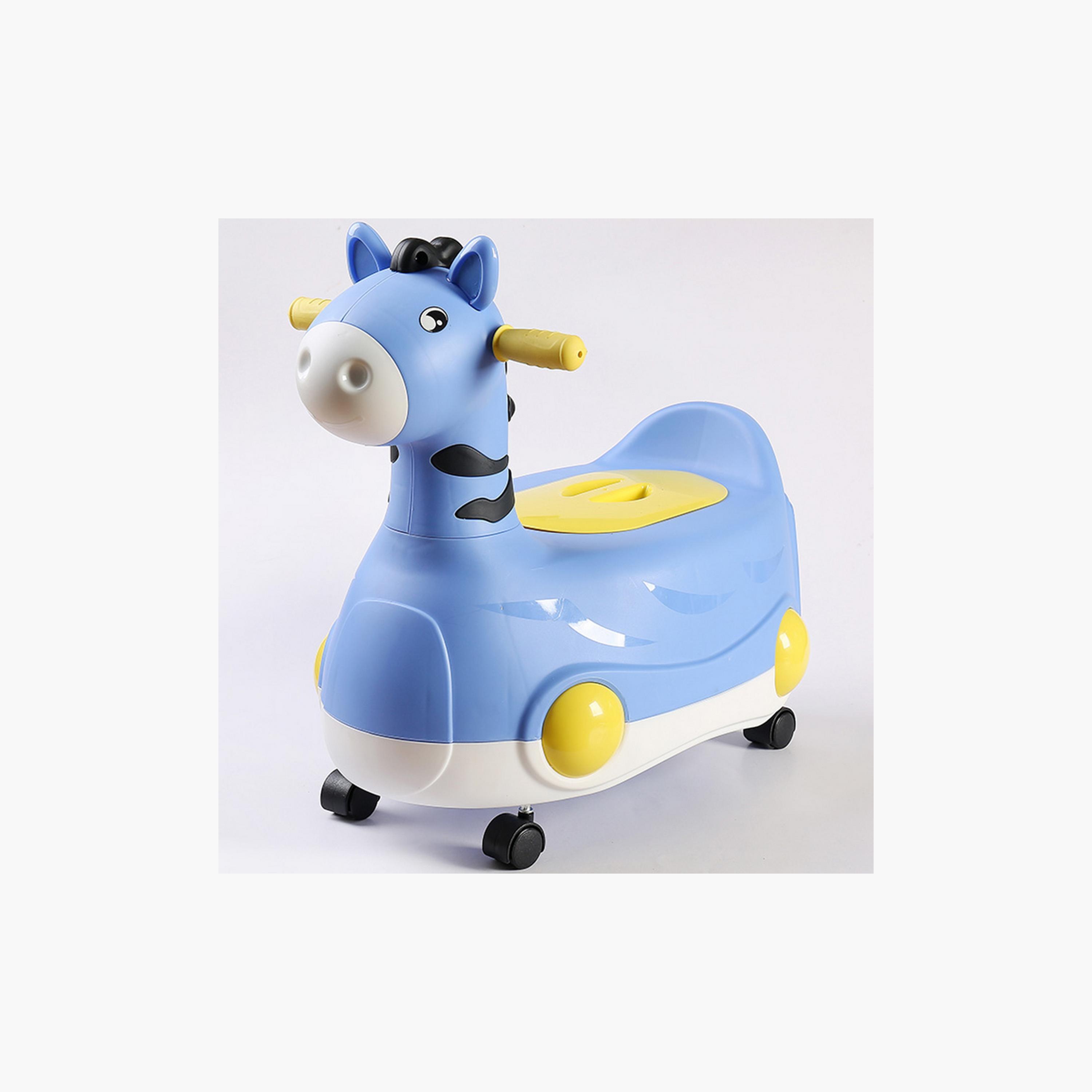 Eazy Kids Horse Potty Car - Blue-baby-diapering-pottytraining-image-5