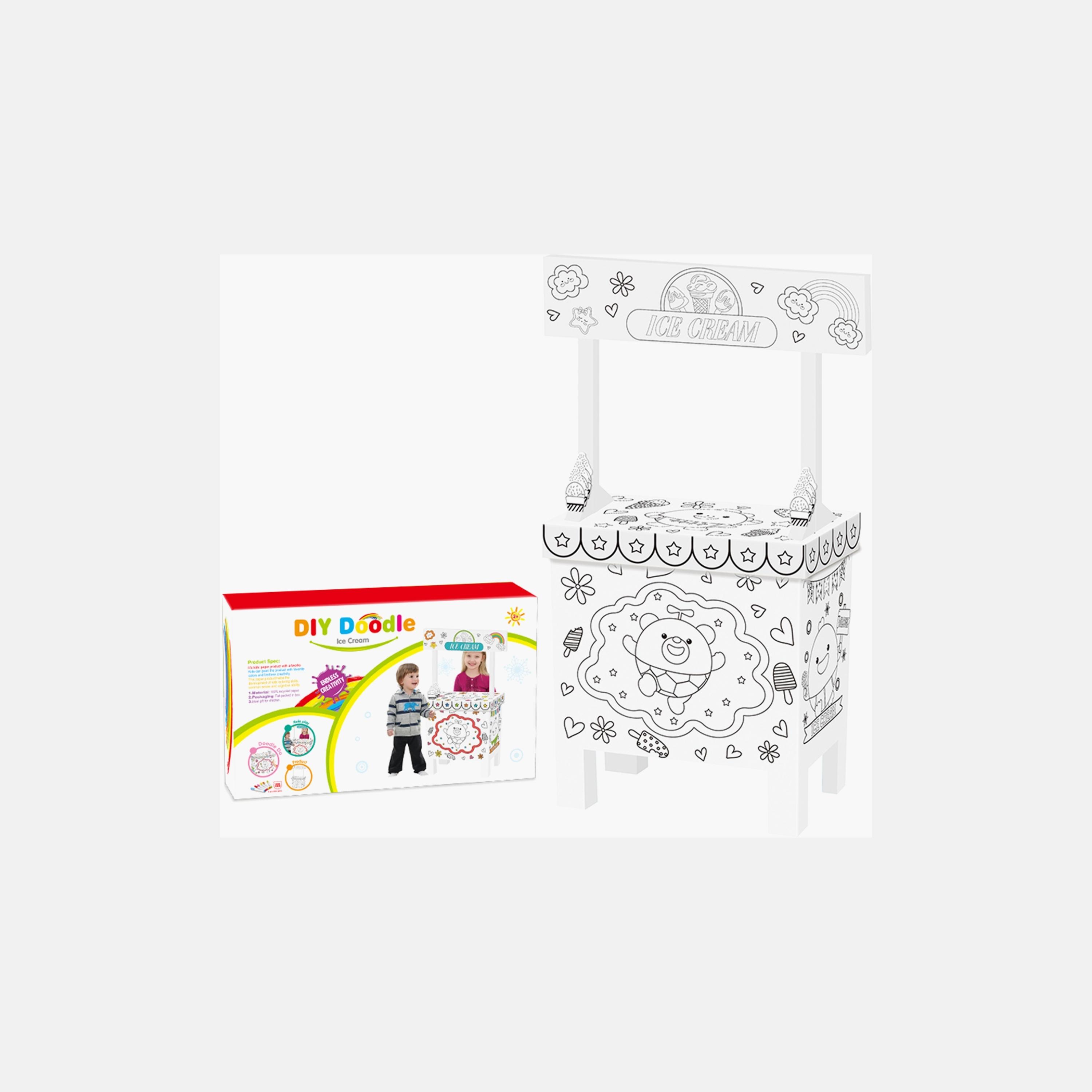 Eazy Kids - Doodle Art And Craft Coloring Ice Cream Shop-school-artsandcrafts-image-4