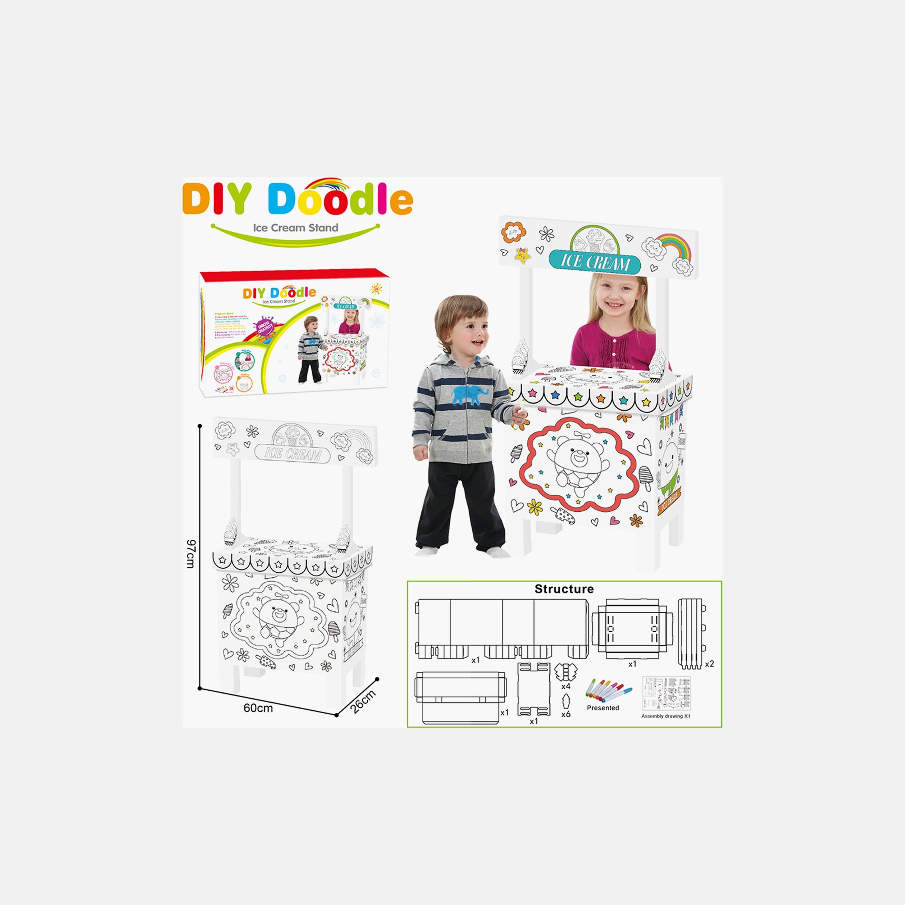 Eazy Kids - Doodle Art And Craft Coloring Ice Cream Shop-school-artsandcrafts-image-5