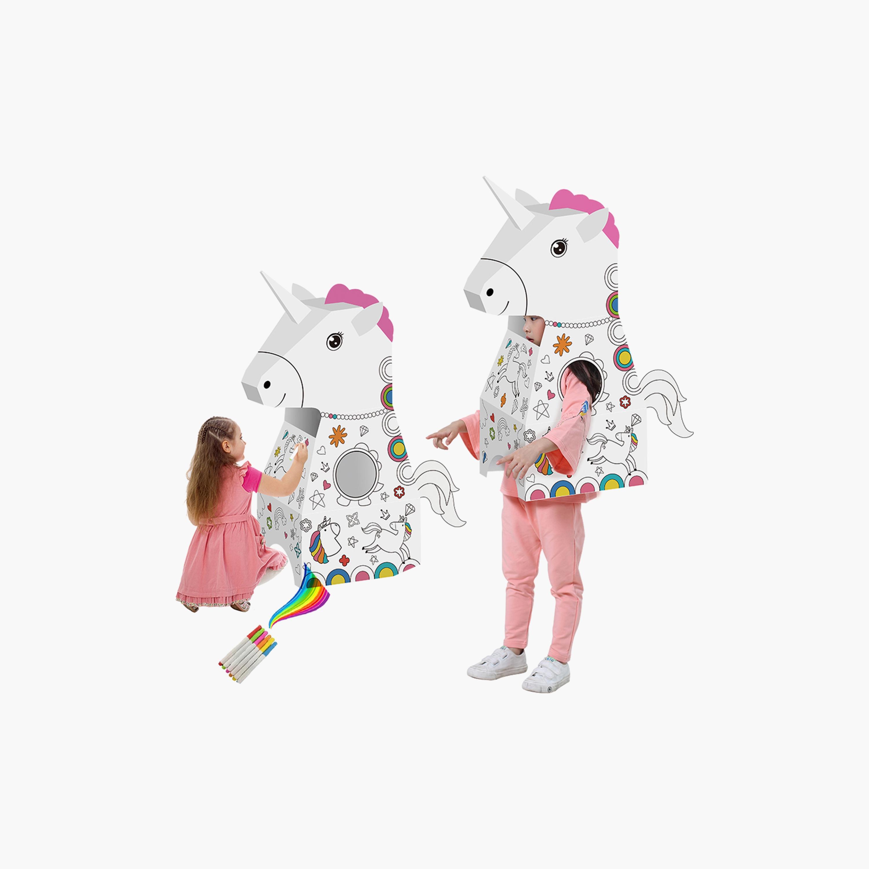 Eazy Kids - Doodle Art & Craft Coloring Wearable Unicorn-school-artsandcrafts-image-1
