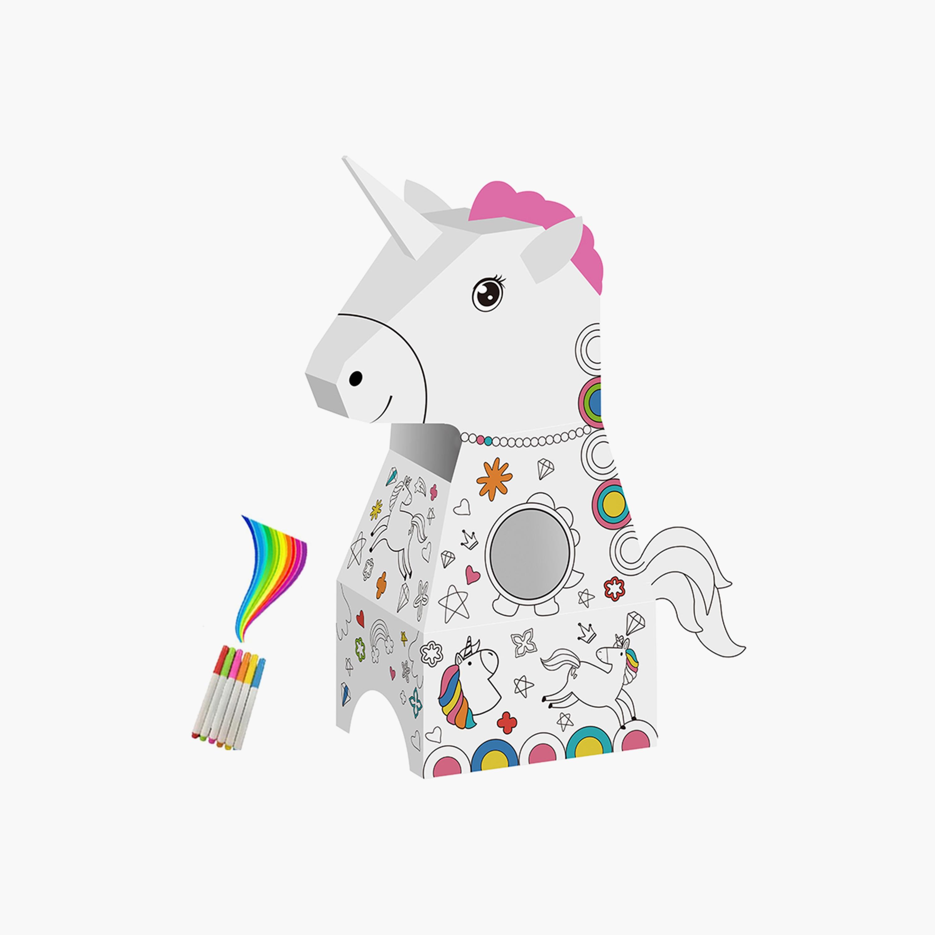Eazy Kids - Doodle Art & Craft Coloring Wearable Unicorn-school-artsandcrafts-image-3