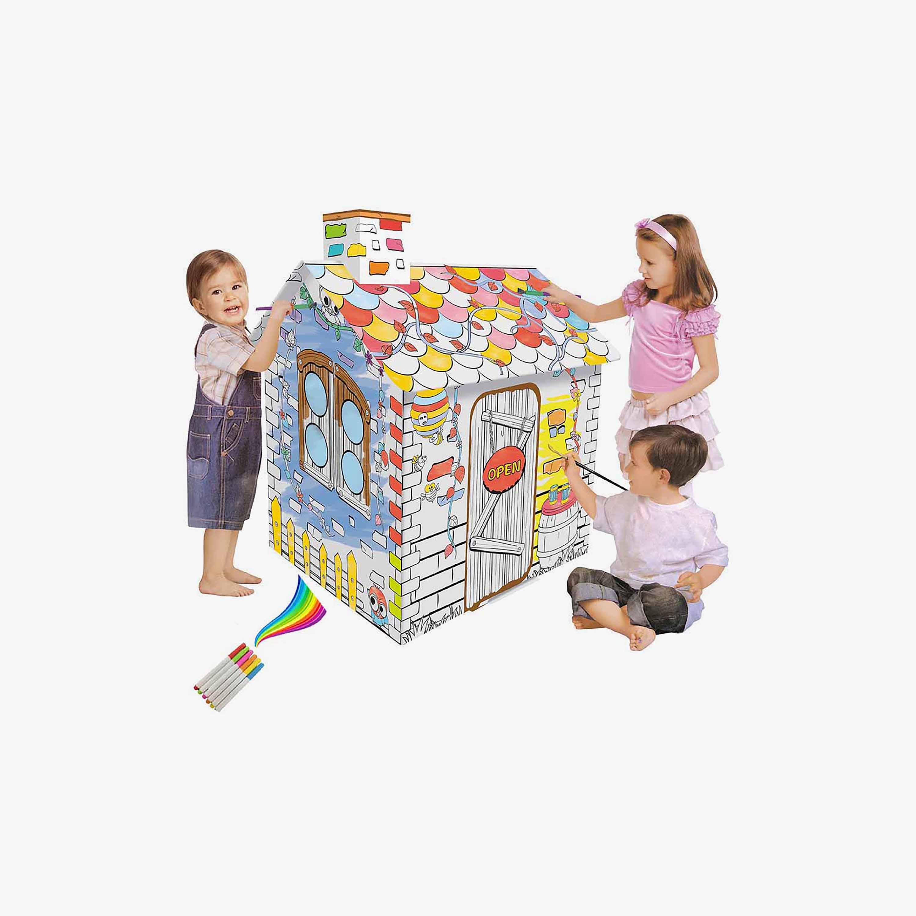 Eazy Kids - Doodle Painting Rattan House-school-artsandcrafts-image-1