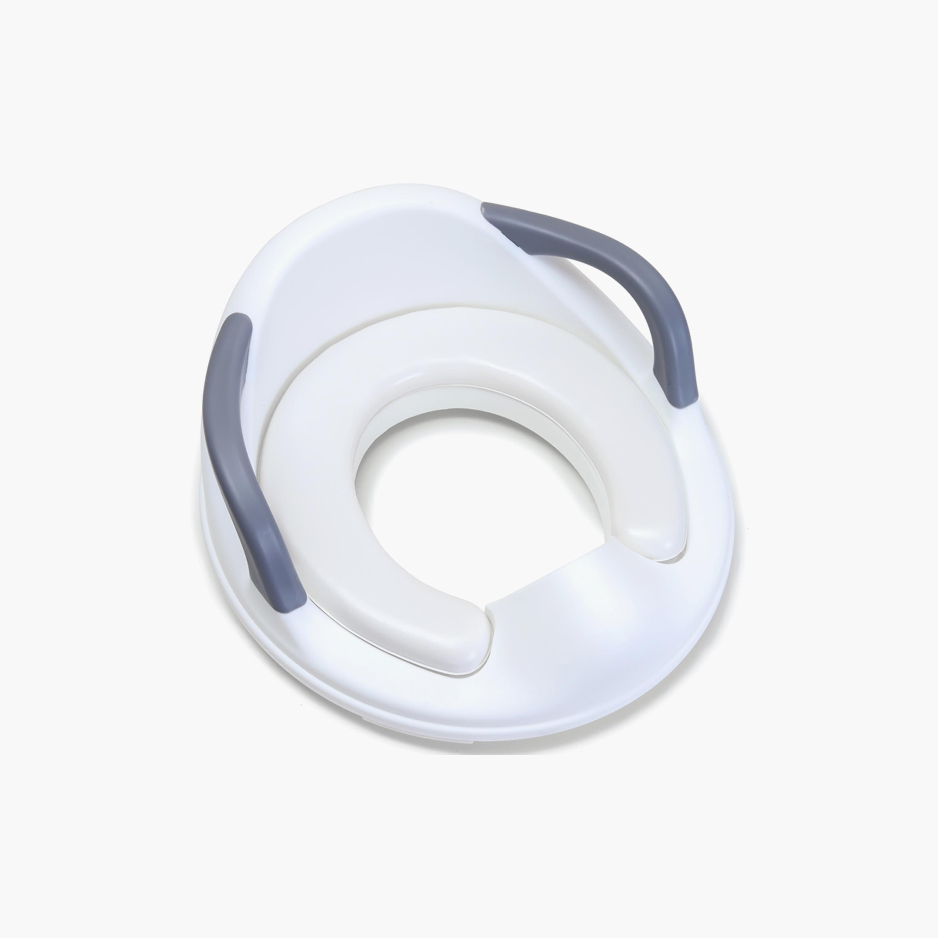 Eazy Kids Potty Trainer Cushioned Seat - White-baby-diapering-pottytraining-image-1