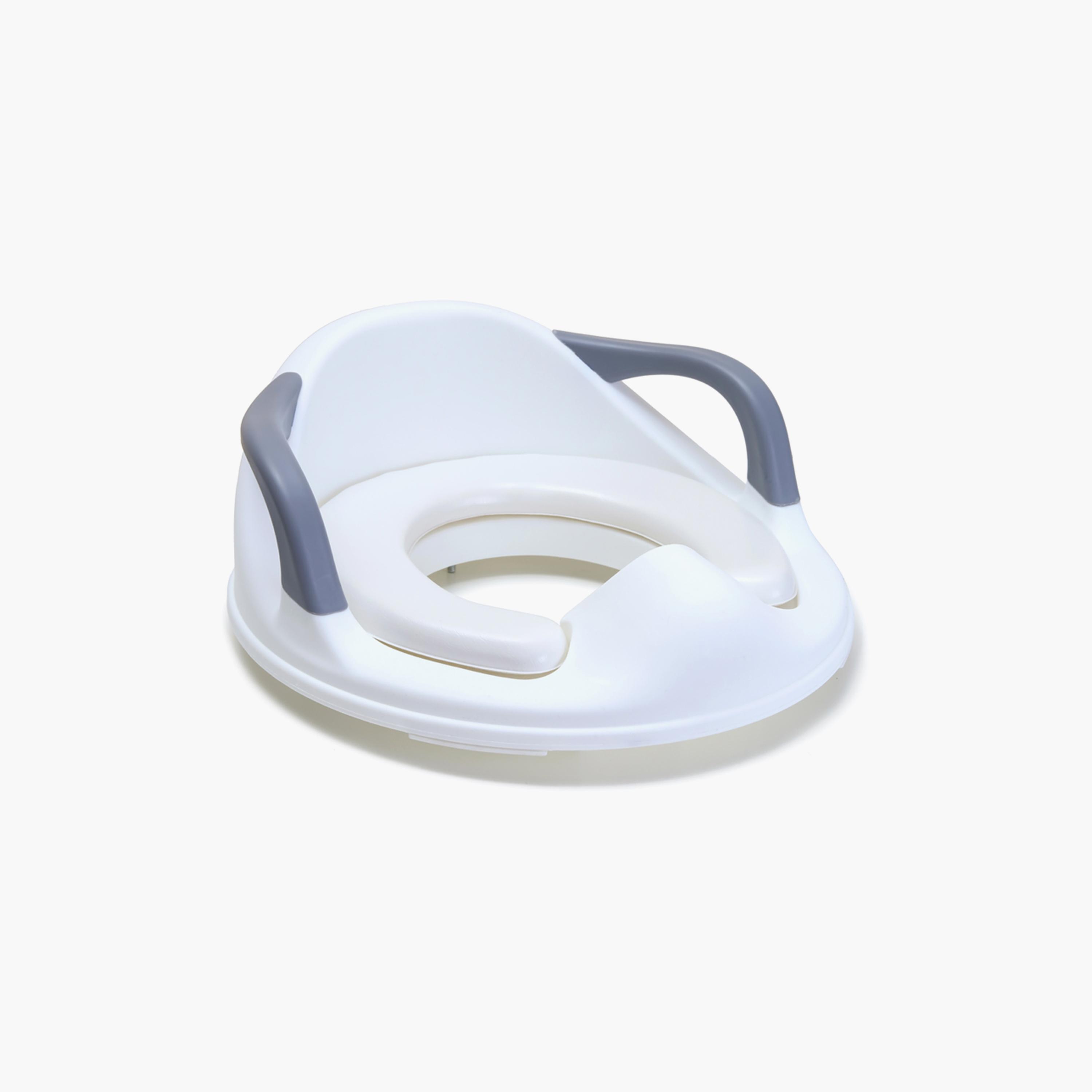 Eazy Kids Potty Trainer Cushioned Seat - White-baby-diapering-pottytraining-image-2