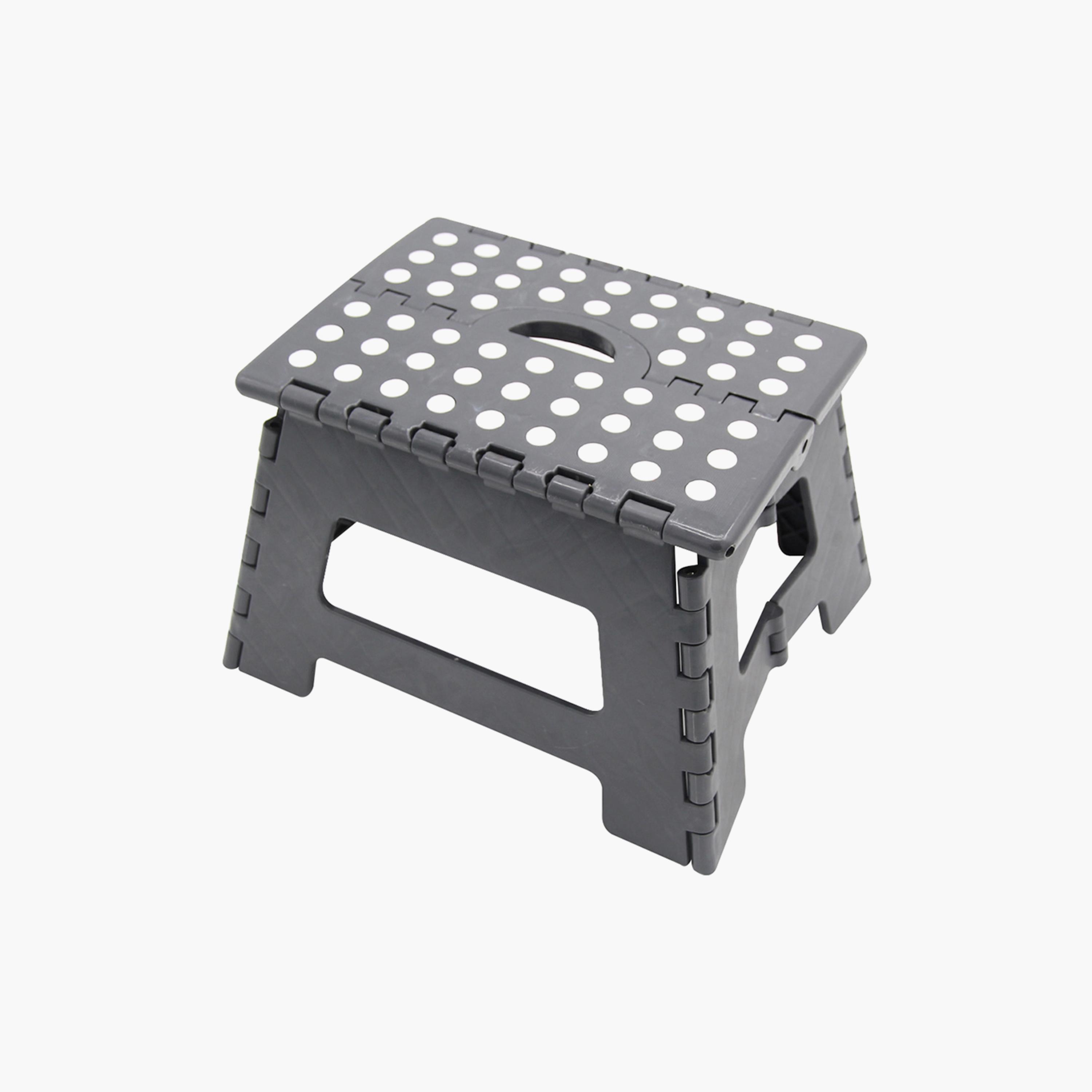 Eazy Kids Foldable Step Stool - Grey-baby-diapering-pottytraining-image-1
