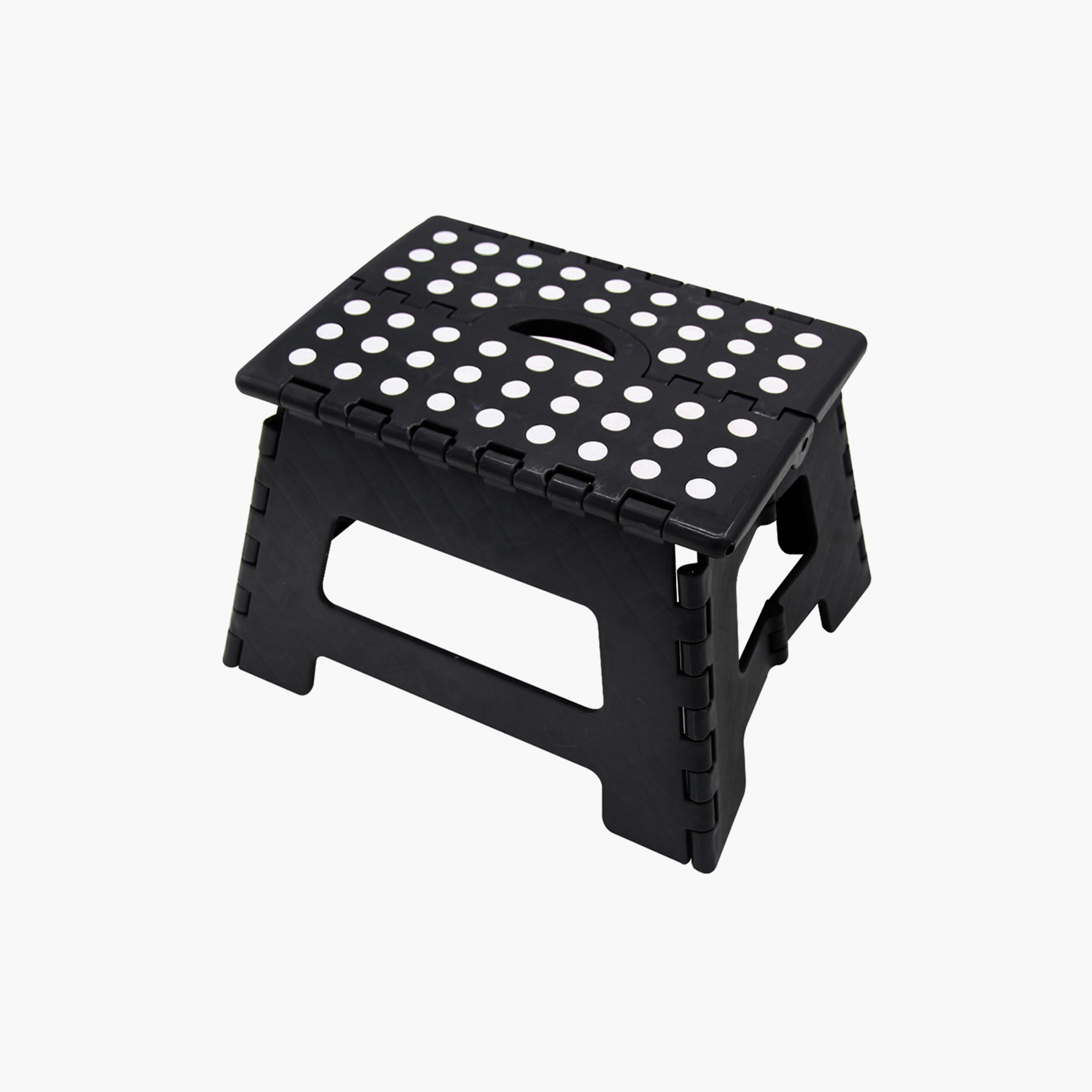 Eazy Kids Foldable Step Stool - Black-baby-diapering-pottytraining-image-1