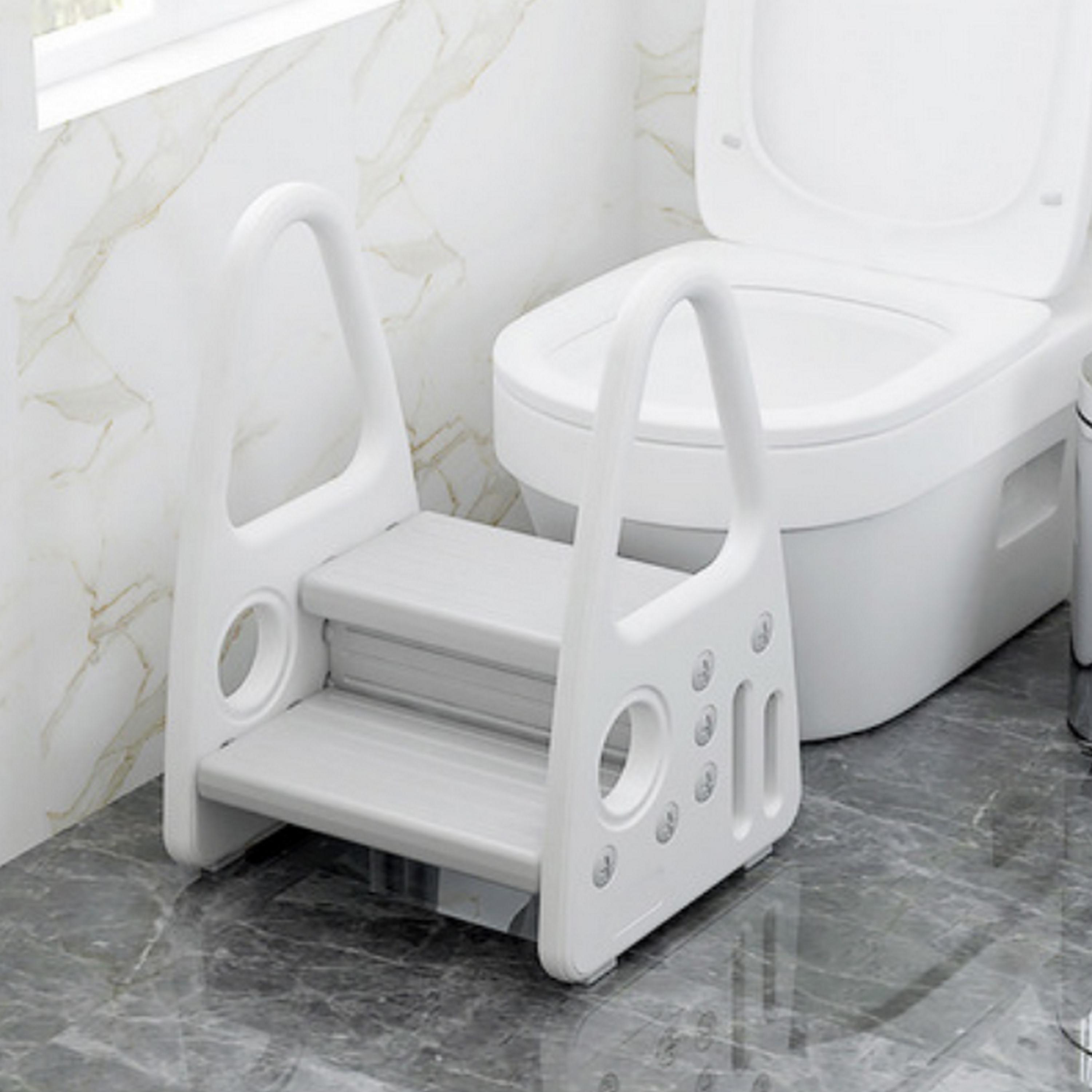 Eazy Kids 2 Step Stool - Grey-baby-diapering-pottytraining-image-4