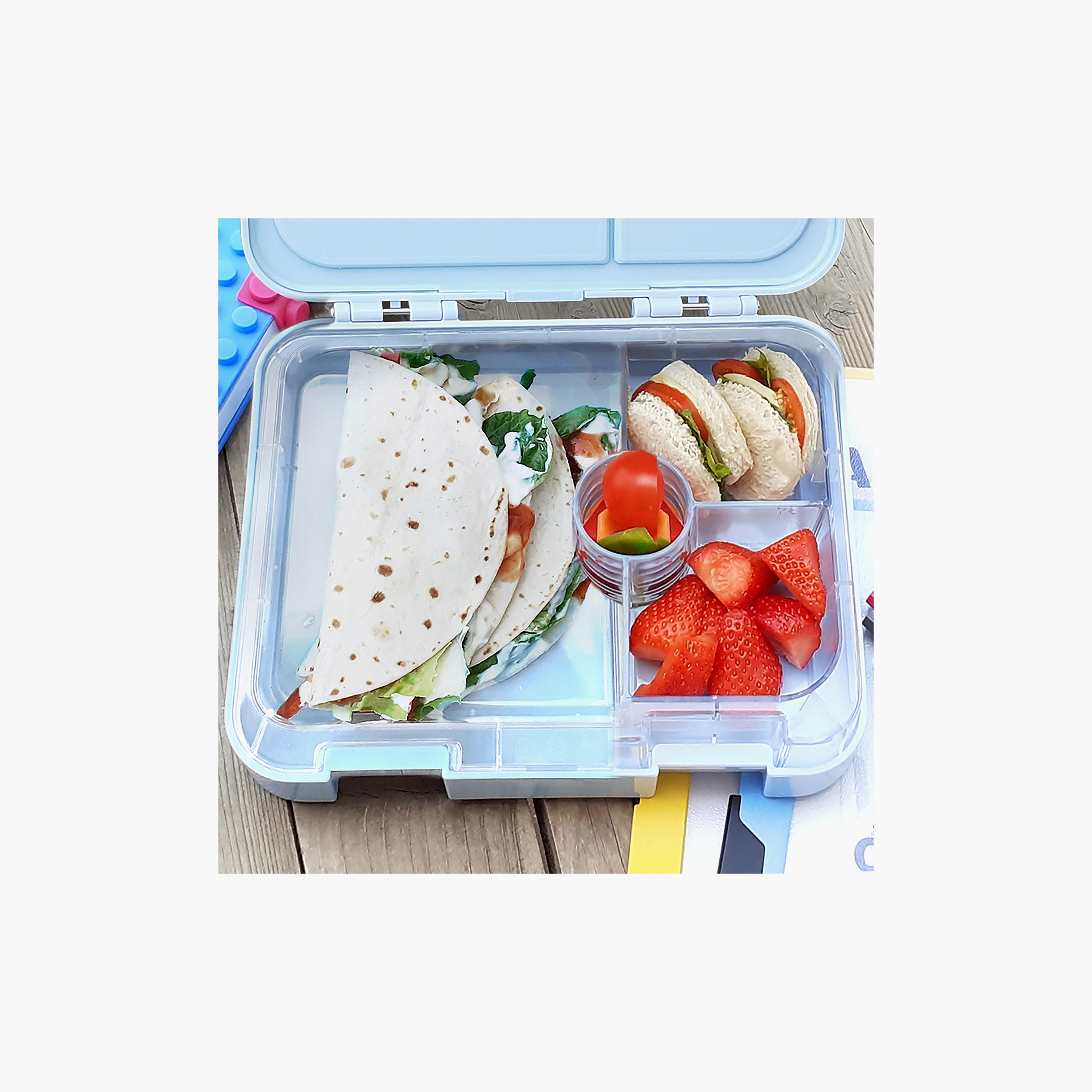 Eazy Kids 4 Compartment Bento Lunch Box - Shark Blue-school-lunchessentials-lunchboxes-image-3