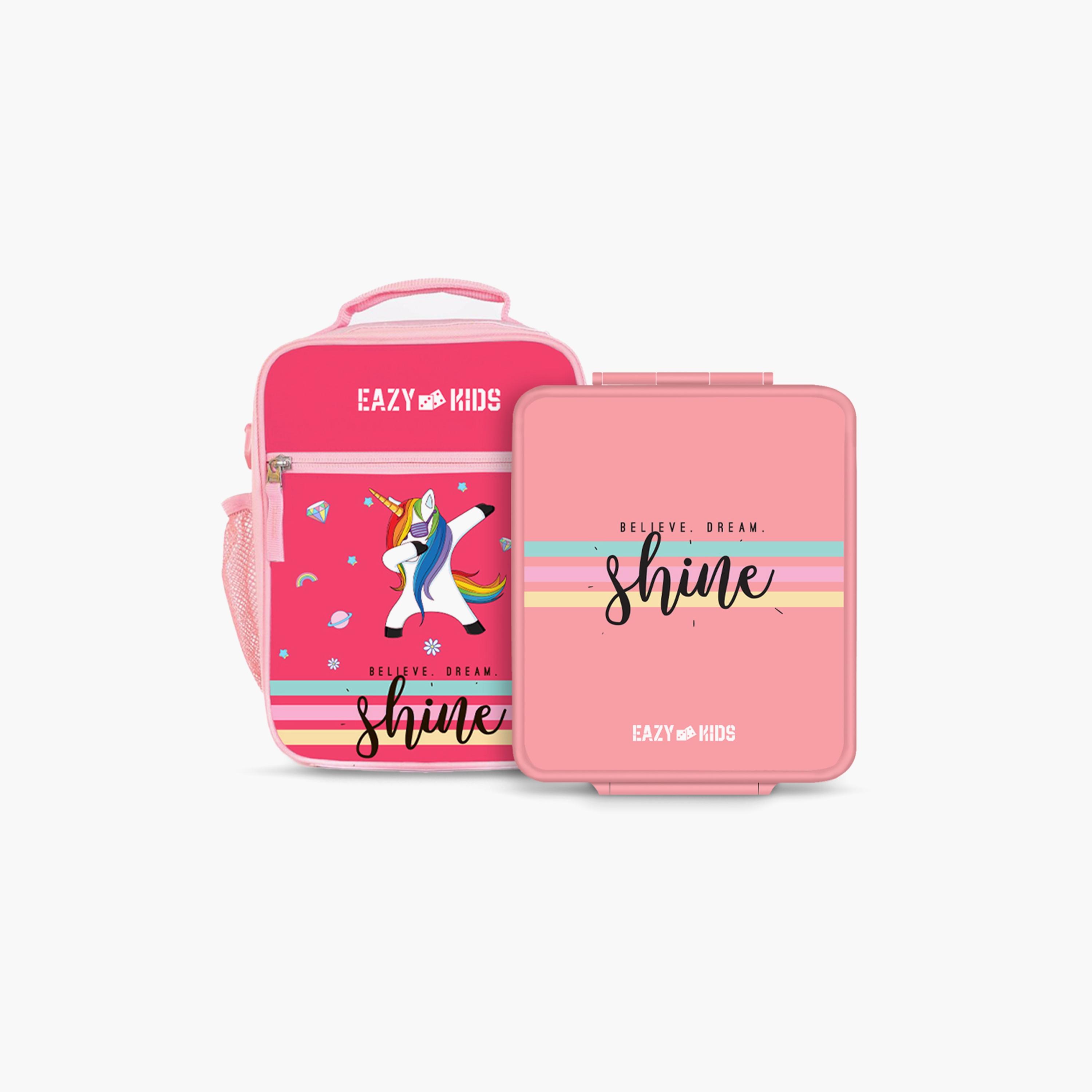 Eazy Kids Jumbo Bento Lunch Box W/T Insulated Jar - Pink-school-lunchessentials-lunchboxes-image-4
