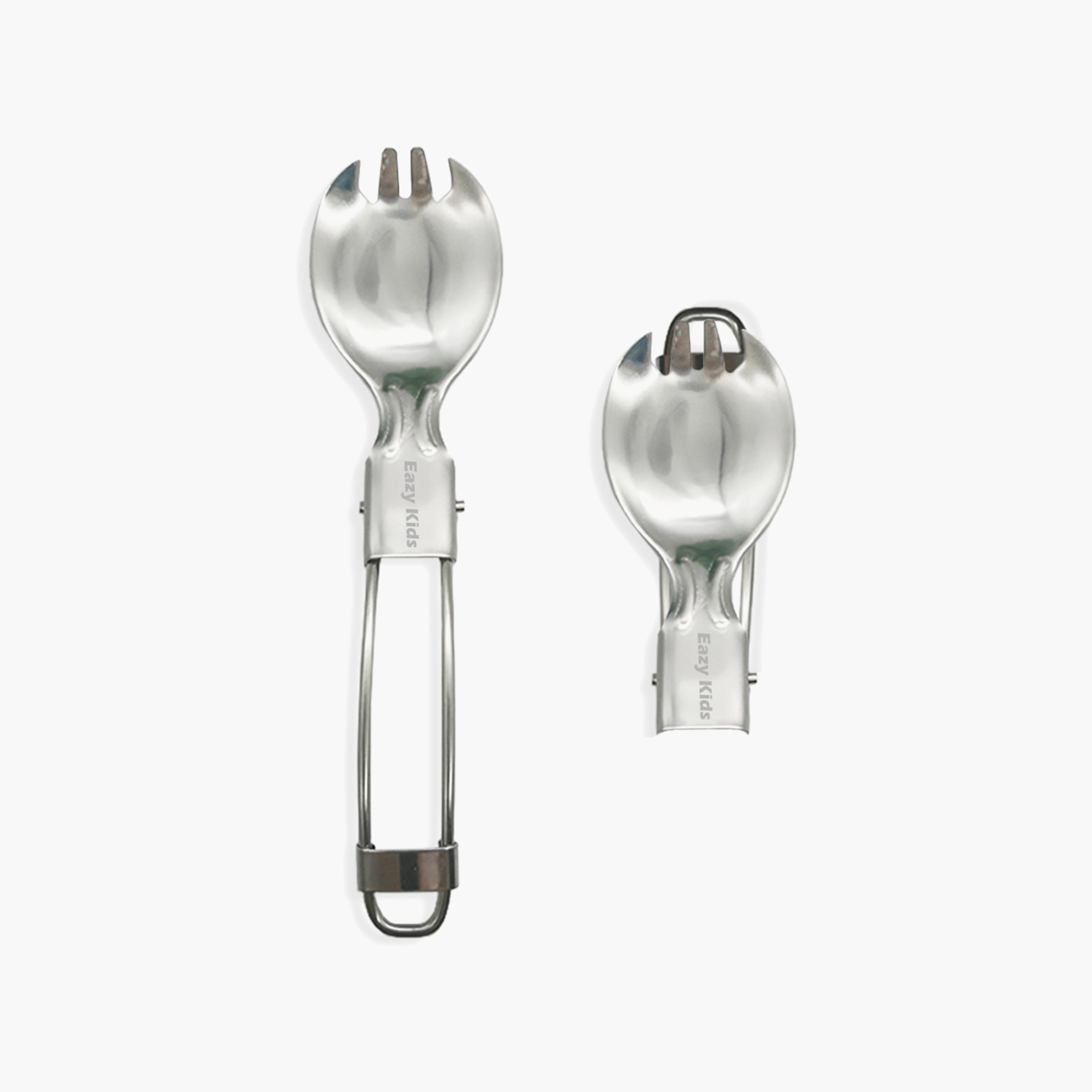 Eazy Kids Folding Spoon Fork-baby-feeding-mealtimeessentials-image-1